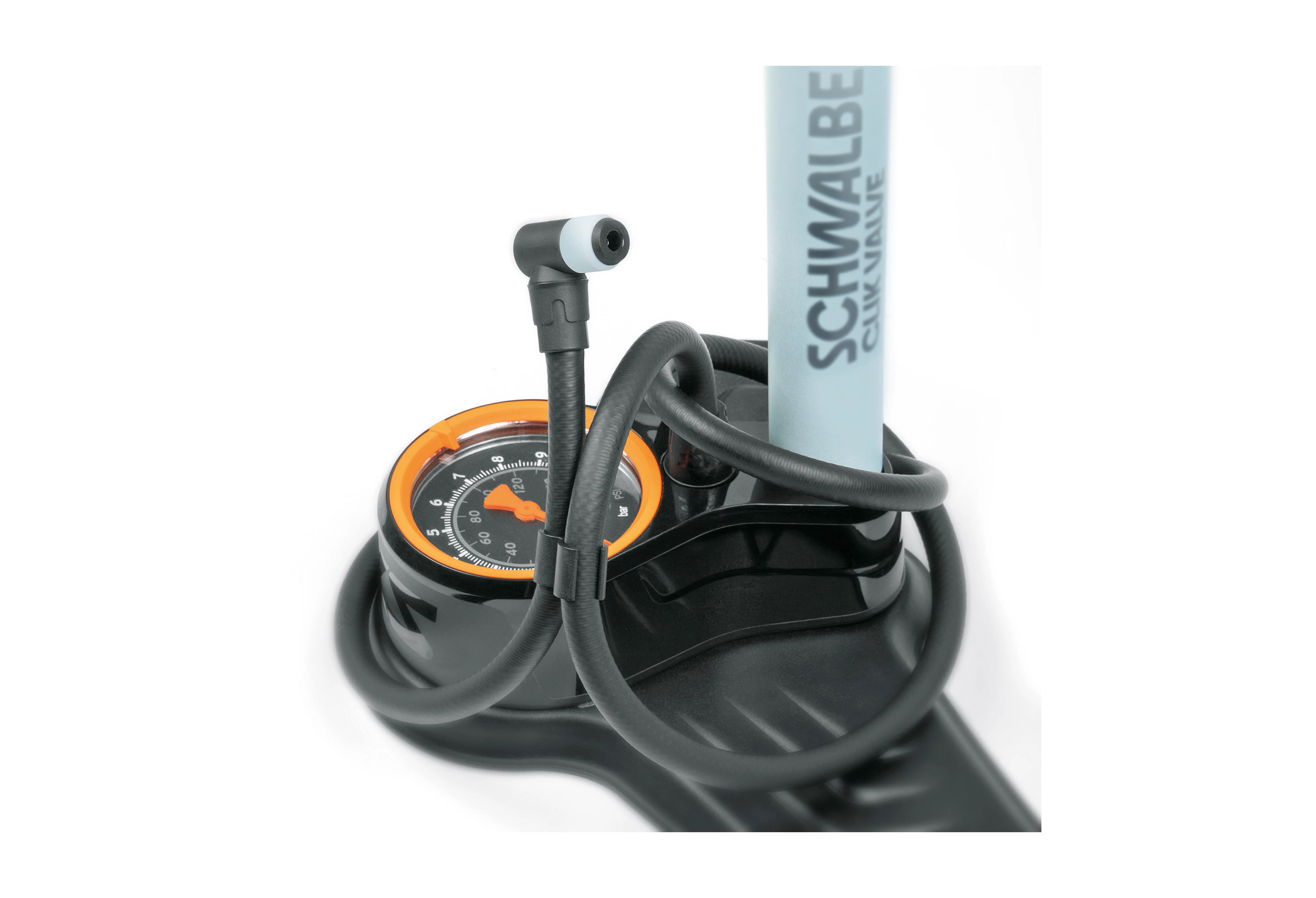 SKS Blå Air-X-Plorer Clik Valve fodpumpe