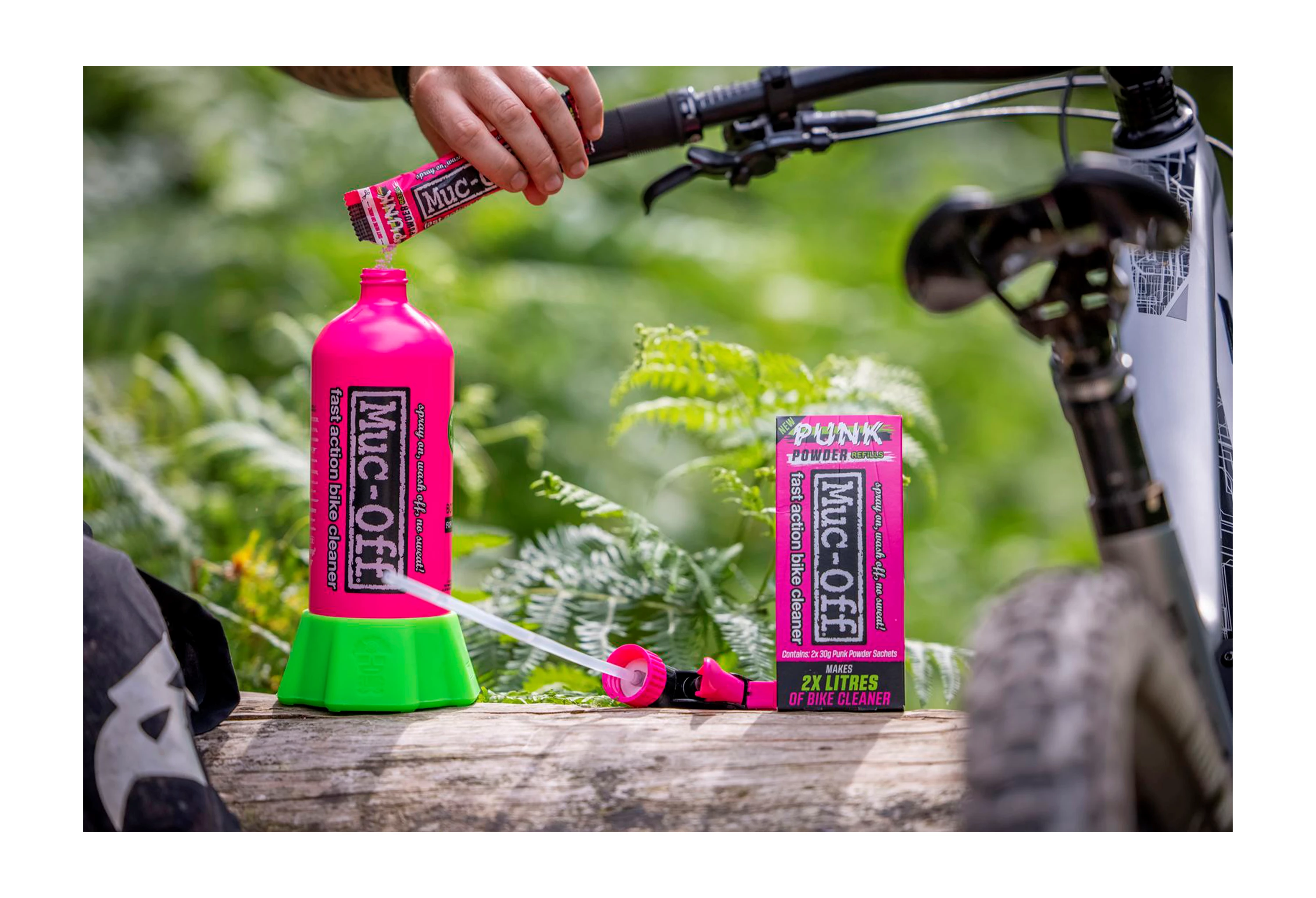Muc-Off Pink Punk Powder Bike Cleaner 4-pak
