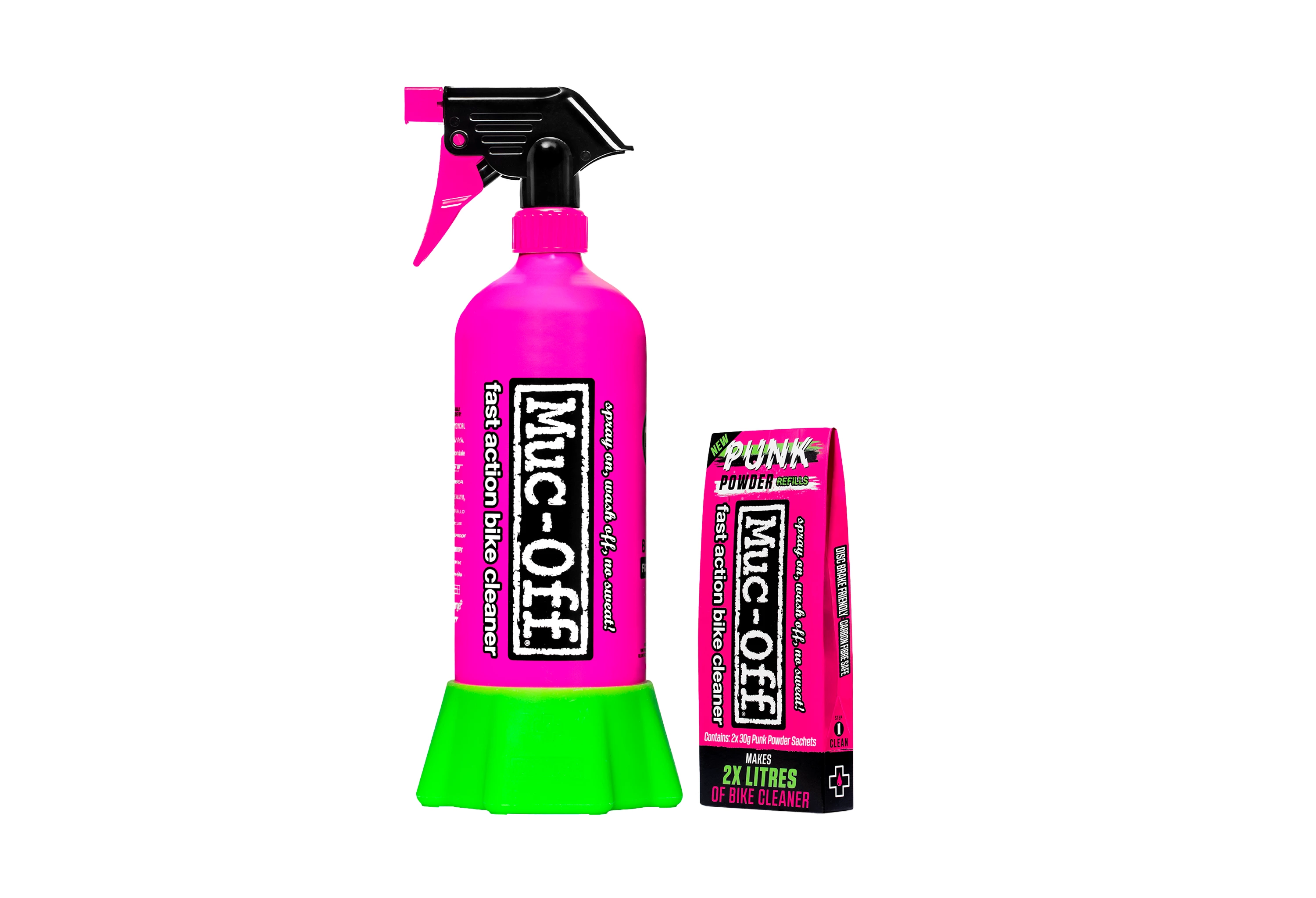 Muc-Off Pink Bottle For Life Bundle