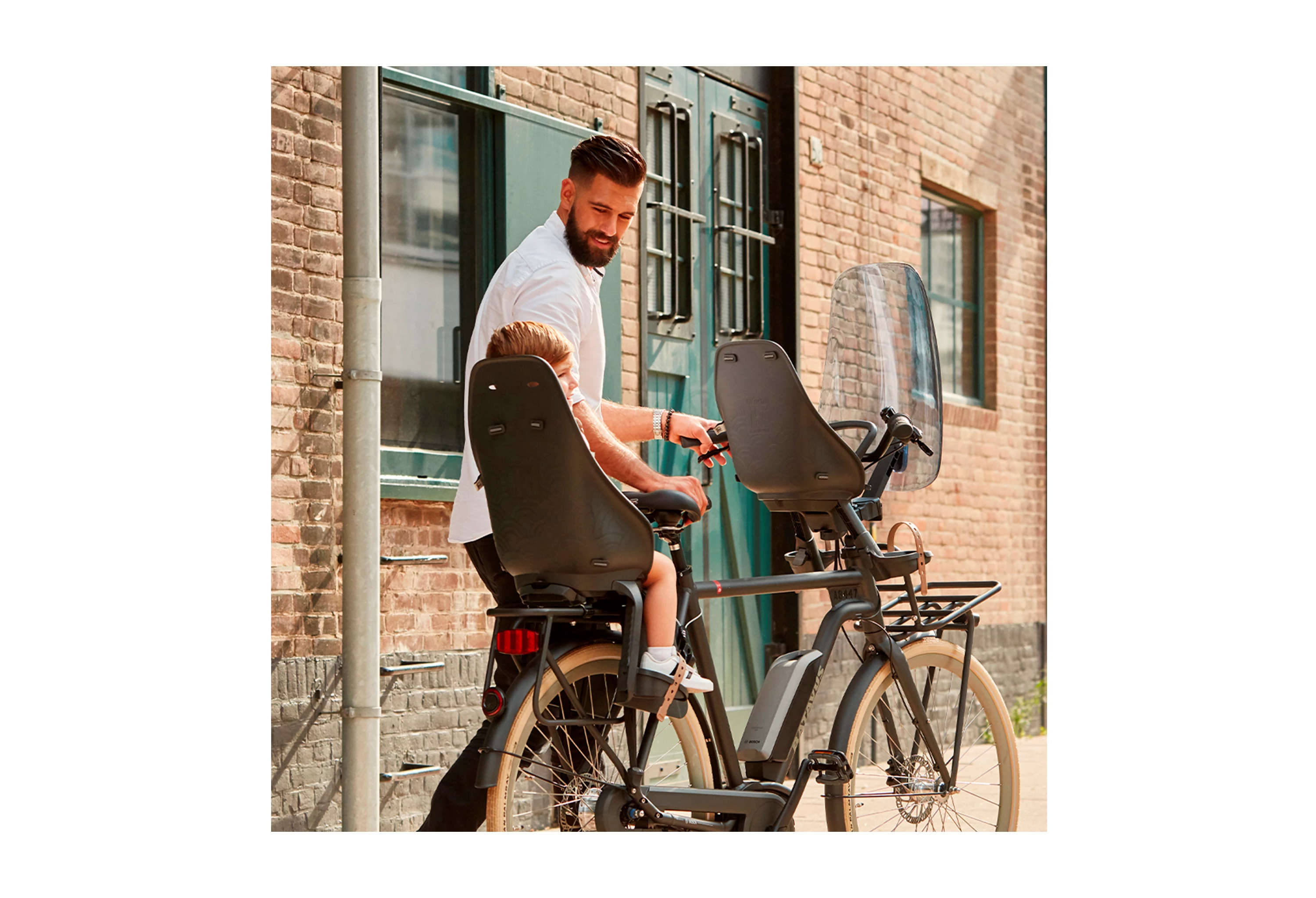 Urban Iki Sort barnestol til bagagebærer