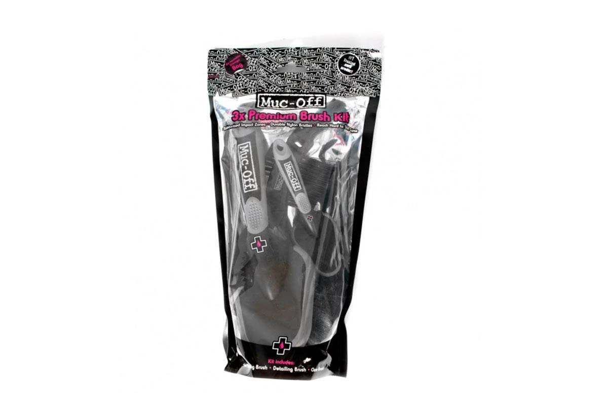 Muc-Off Sort Børstesæt - 3 x Brush Set