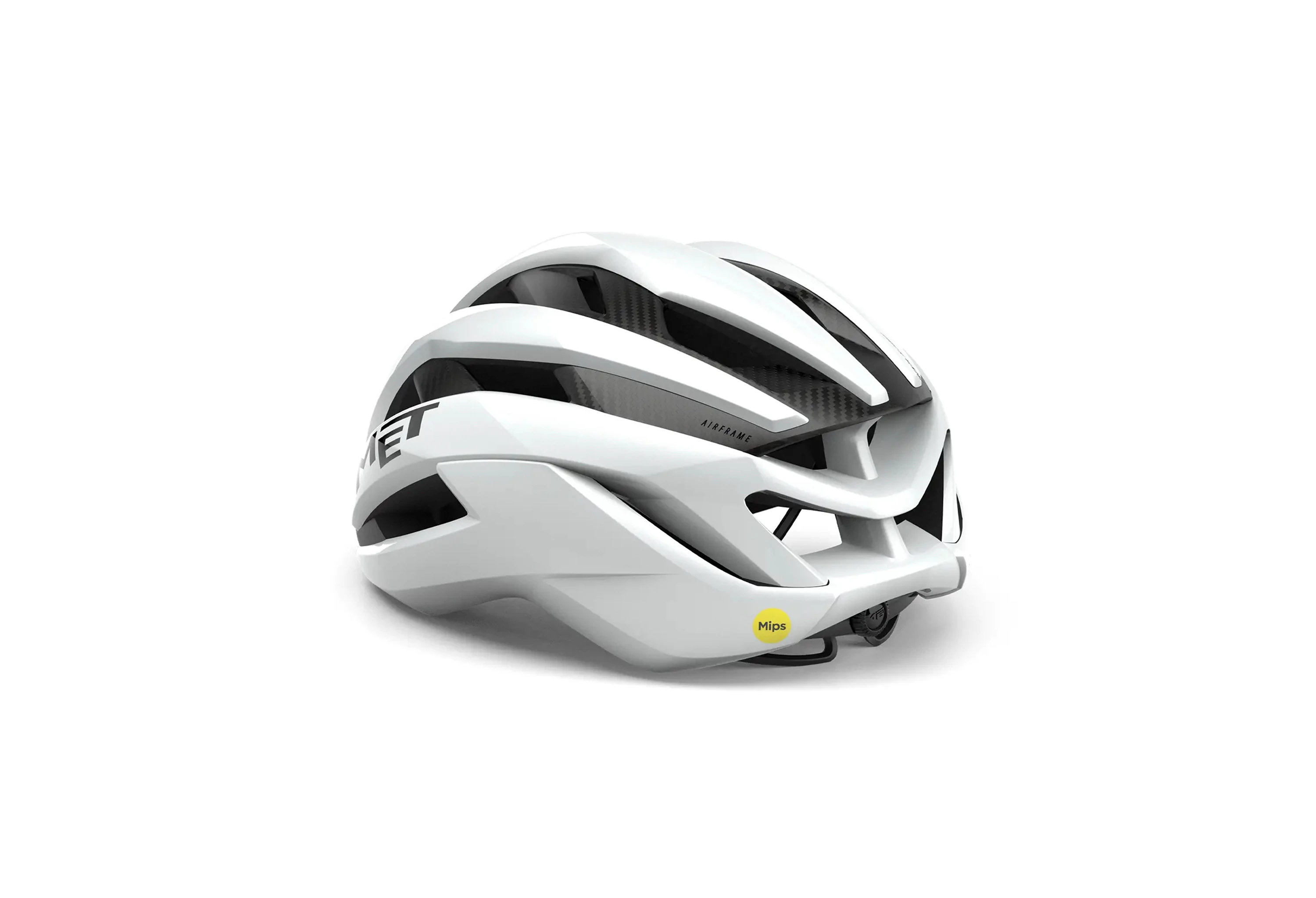 MET White Trenta 3K Carbon