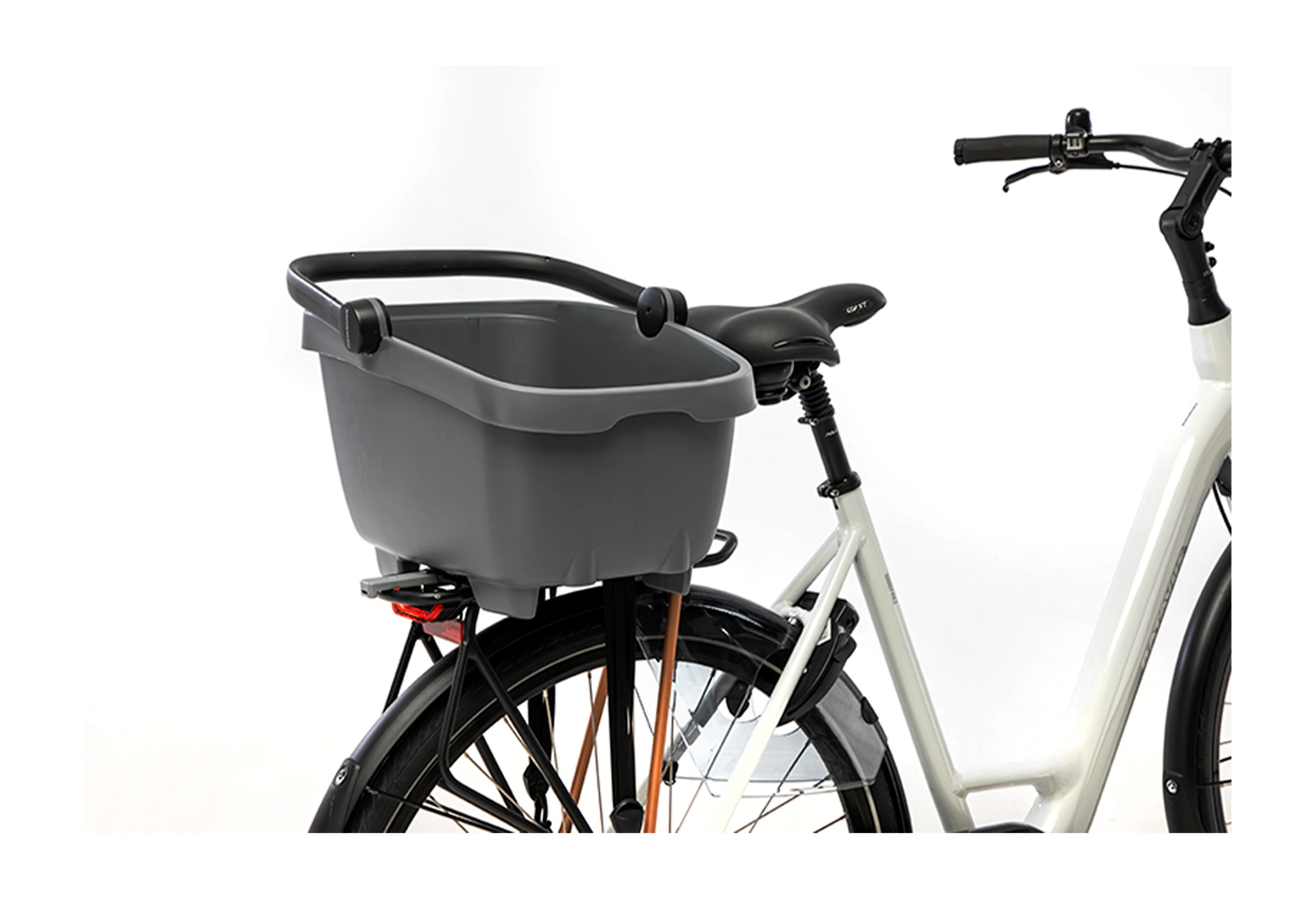 New Looxs Antracit Grå Clipper cykelkurv