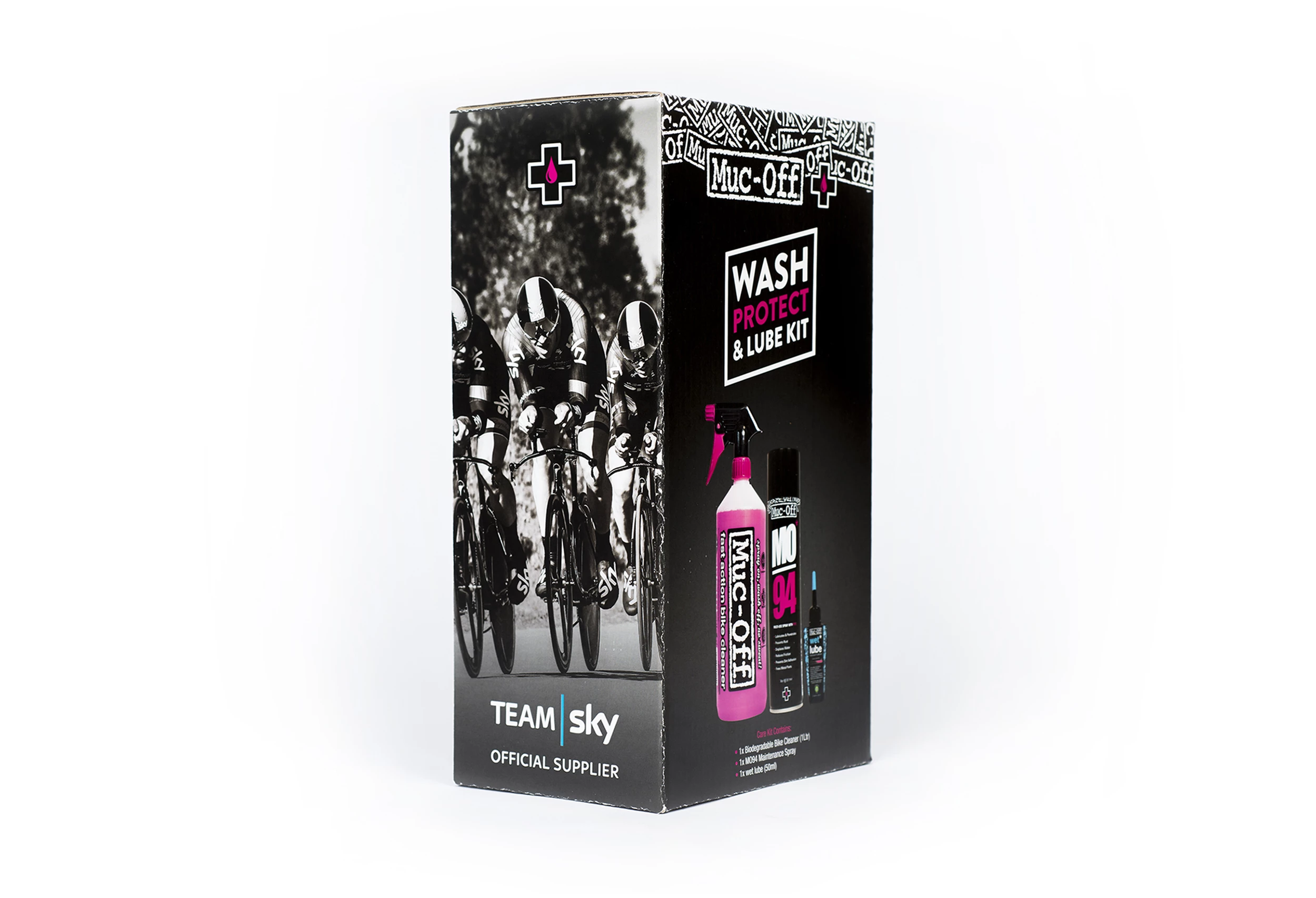 Muc-Off Wash, Protect and Lube Kit