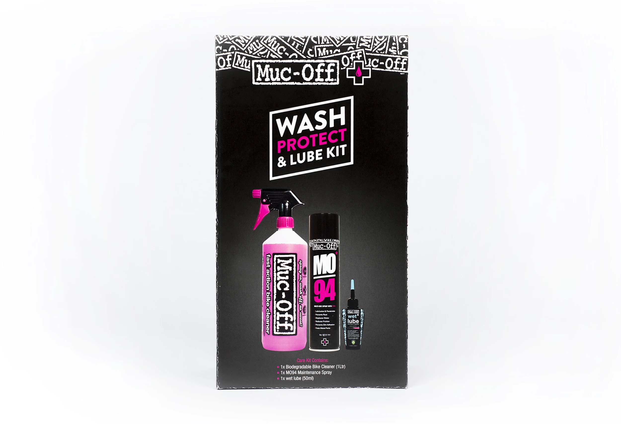 Muc-Off Wash, Protect and Lube Kit