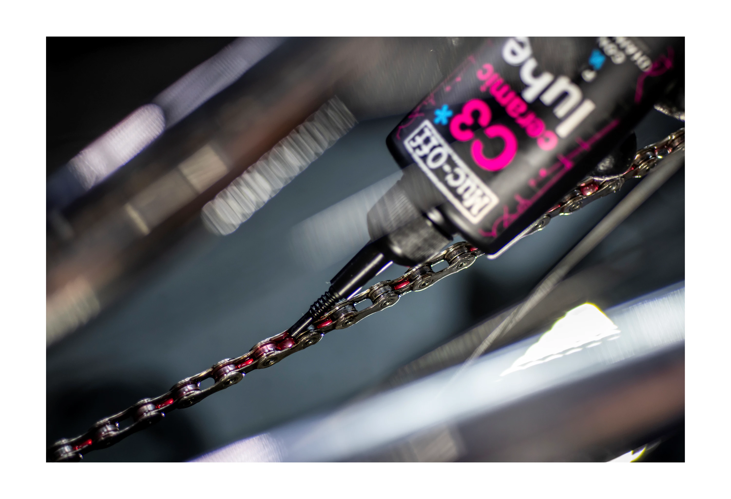 Muc-Off Sort Kædesmørelse - Wet Lube - C3 Keramisk 120ml