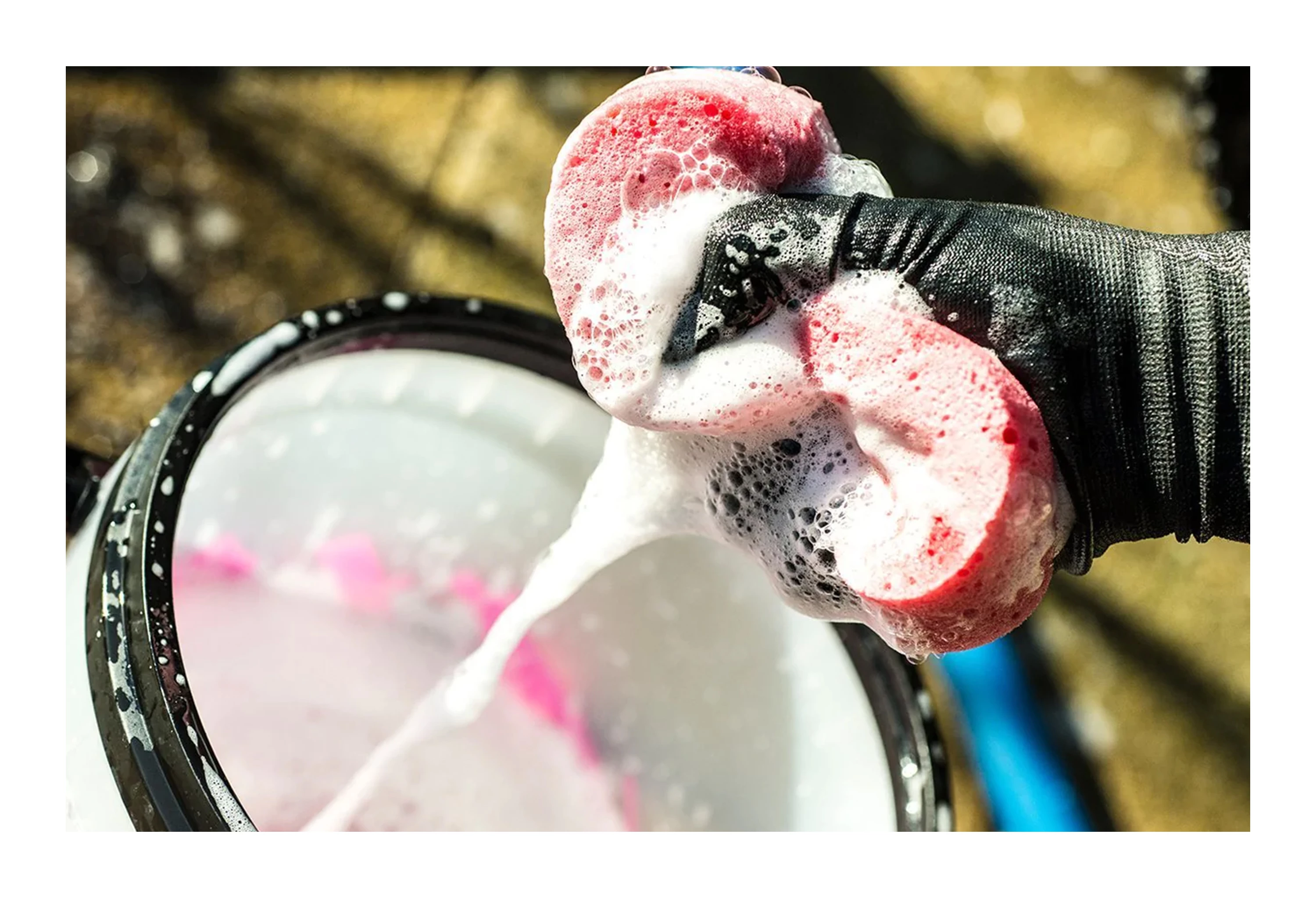 Muc-Off Hvid Bucket Kit cykelpleje m. 11 dele