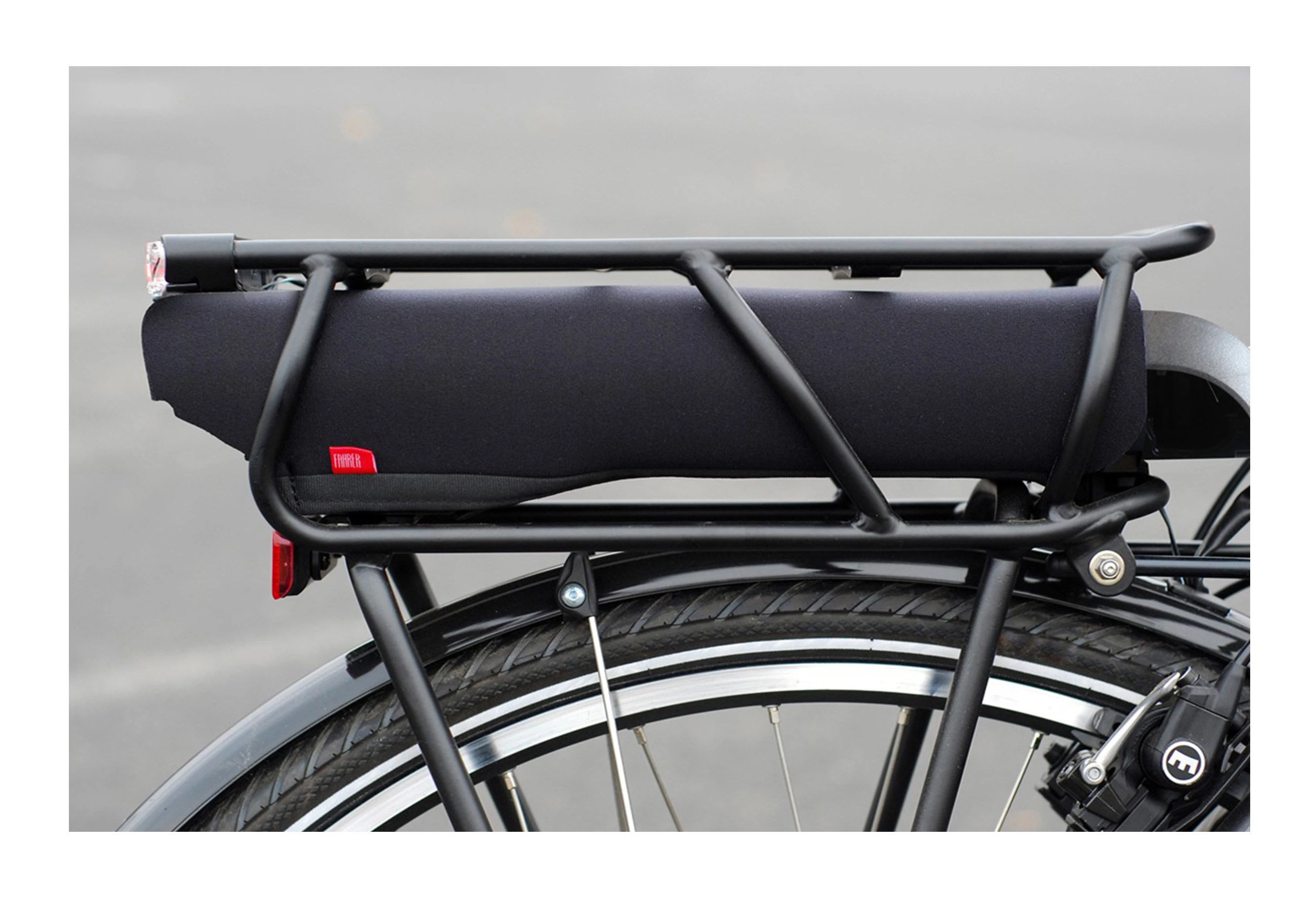FAHRER Berlin Sort elcykel batteri cover til BOSCH PowerPack - Bagagebærer