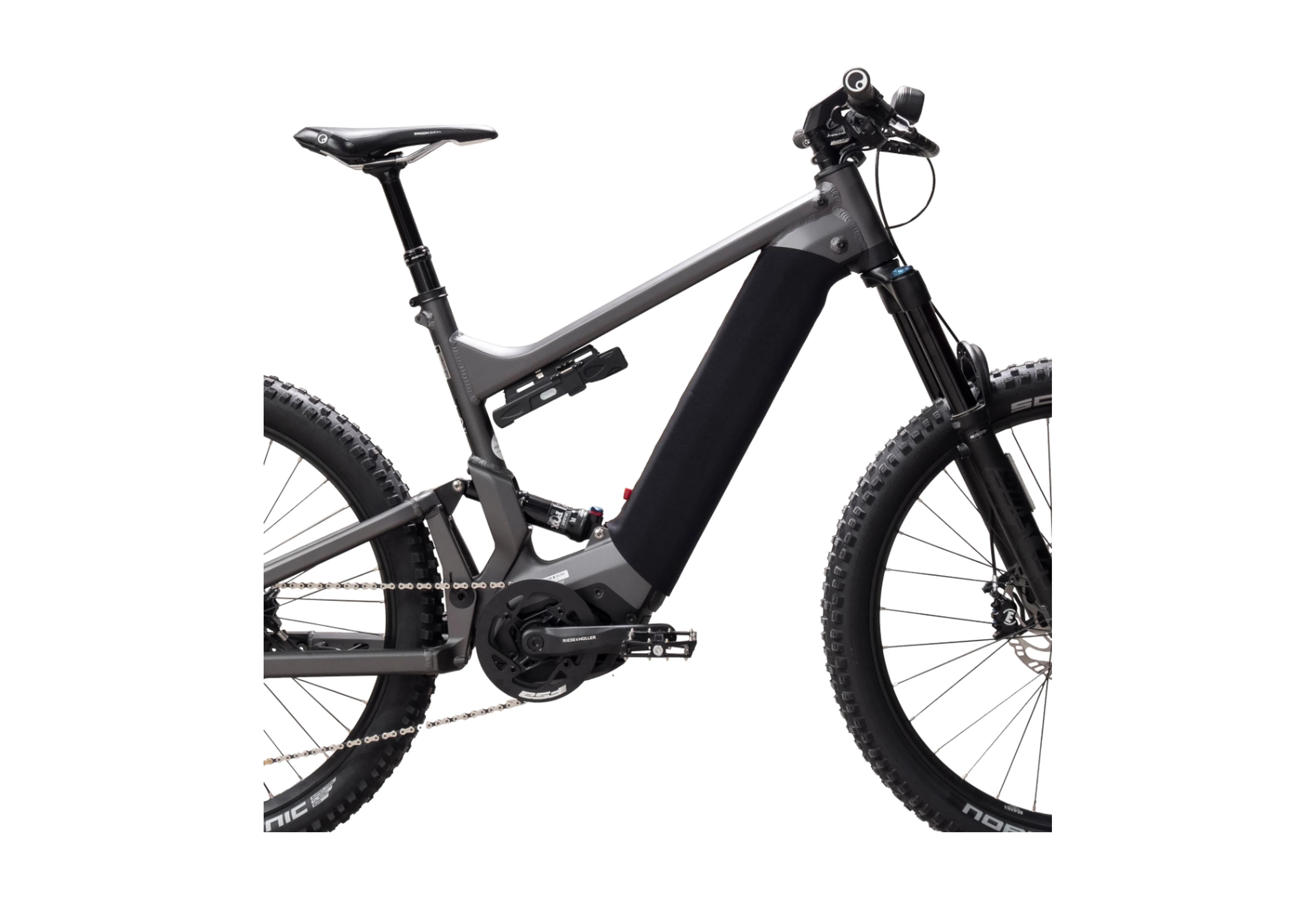 FAHRER Berlin Sort elcykel batteri cover til integreret batteri
