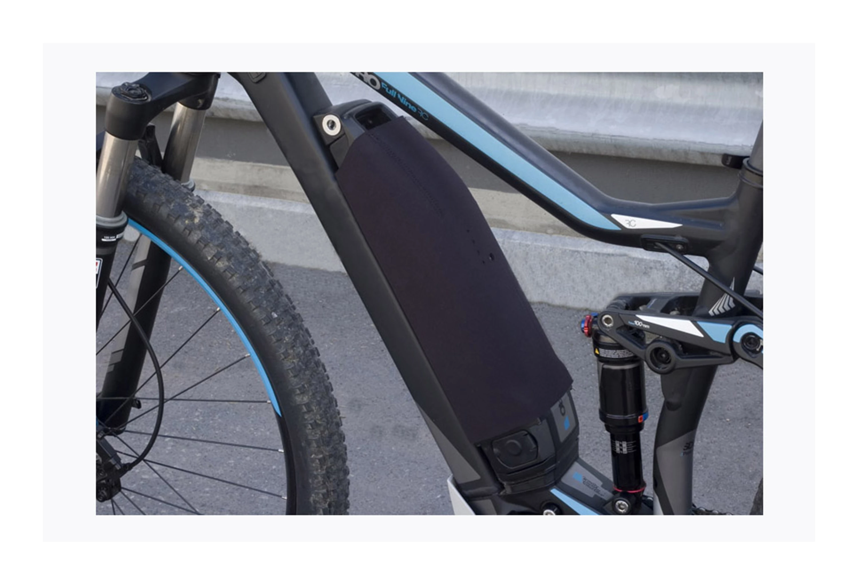 FAHRER Berlin Sort elcykel batteri cover til YAMAHA PW-Series - Stel