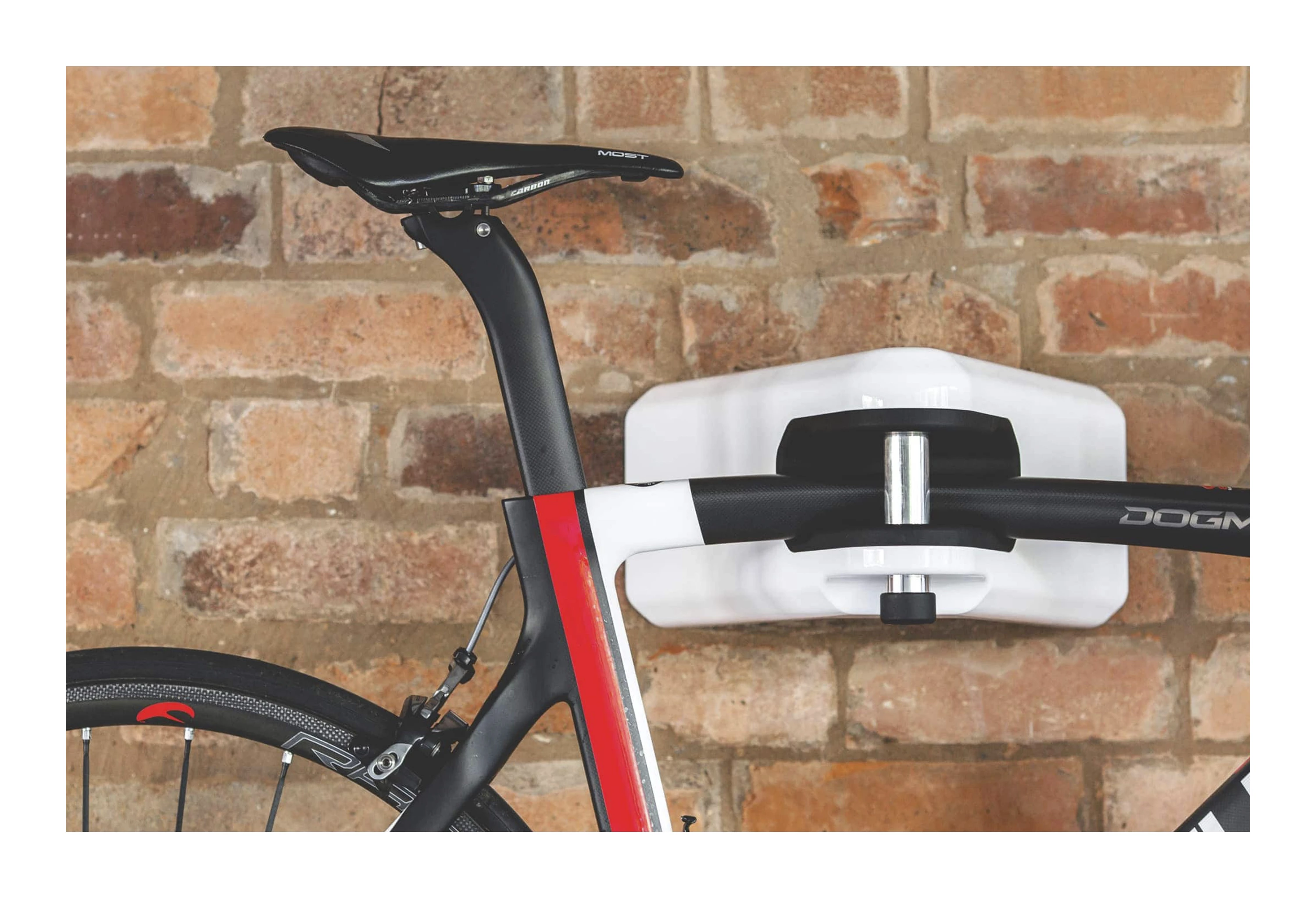 Hiplok Sort AIRLOK vægophæng med cykellås