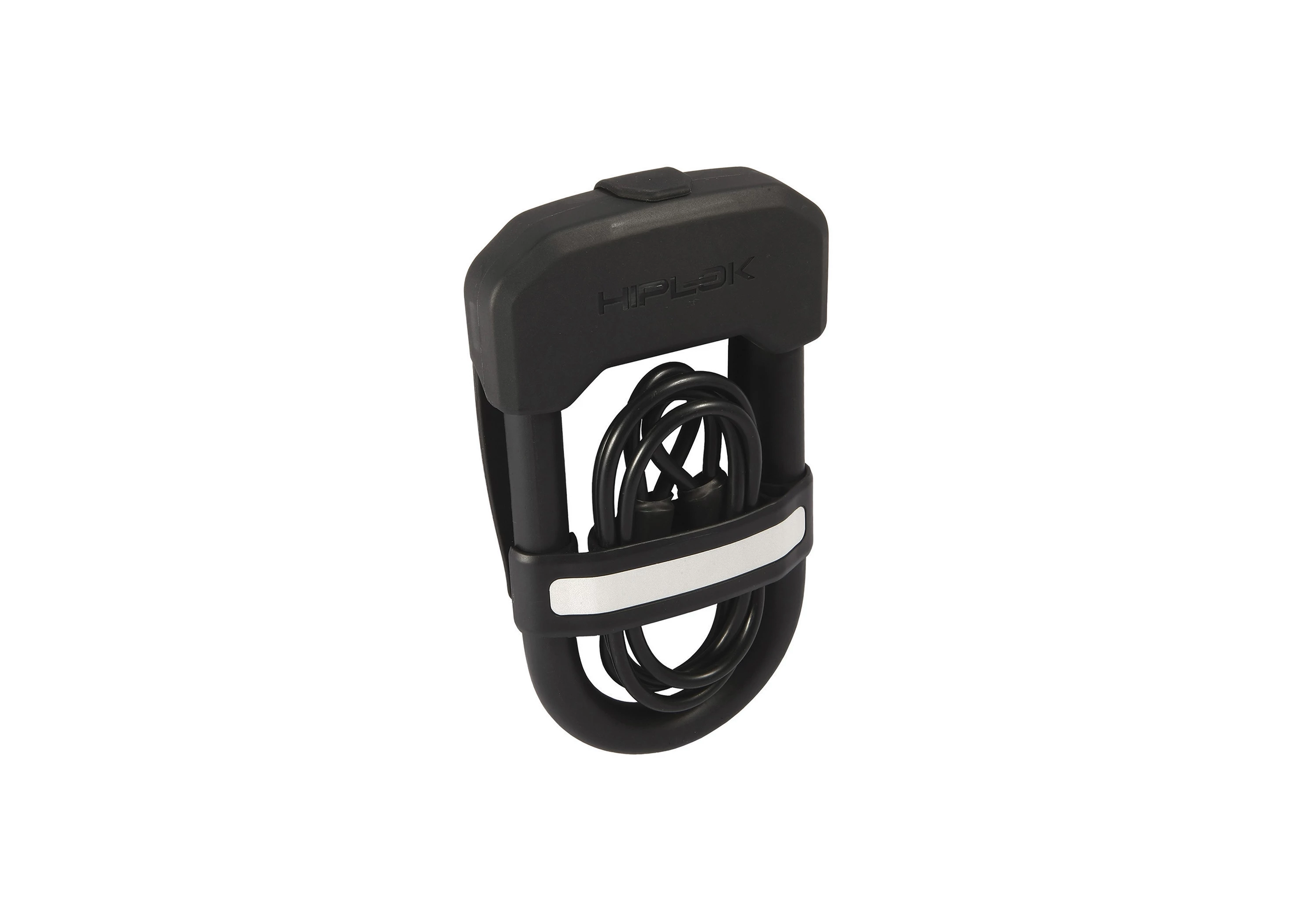 Hiplok Sort DC U-Lock med kabel