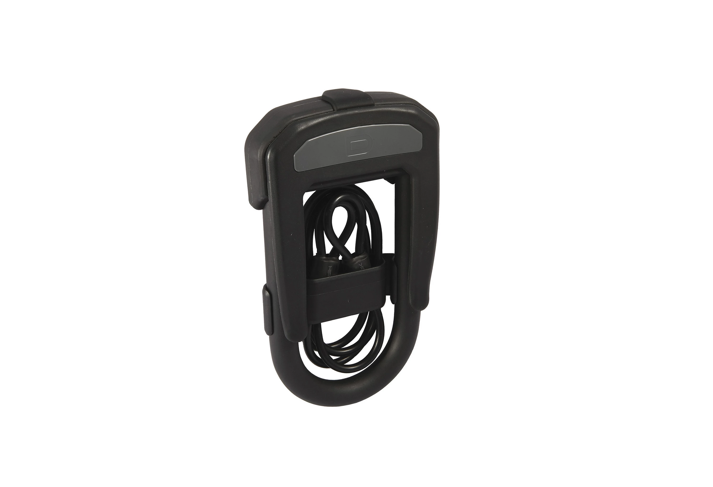 Hiplok Sort DC U-Lock med kabel