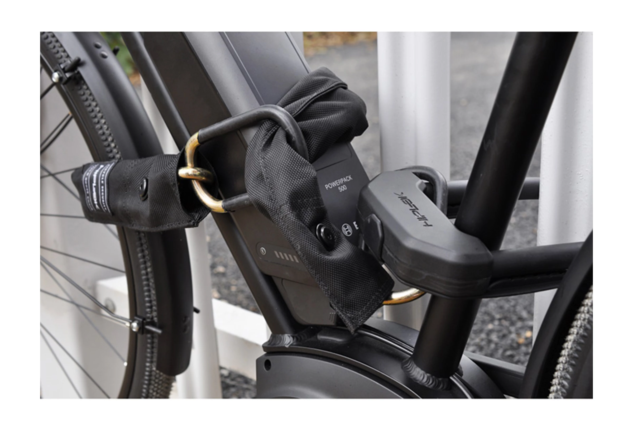 Hiplok Sort E-DX Chain lock
