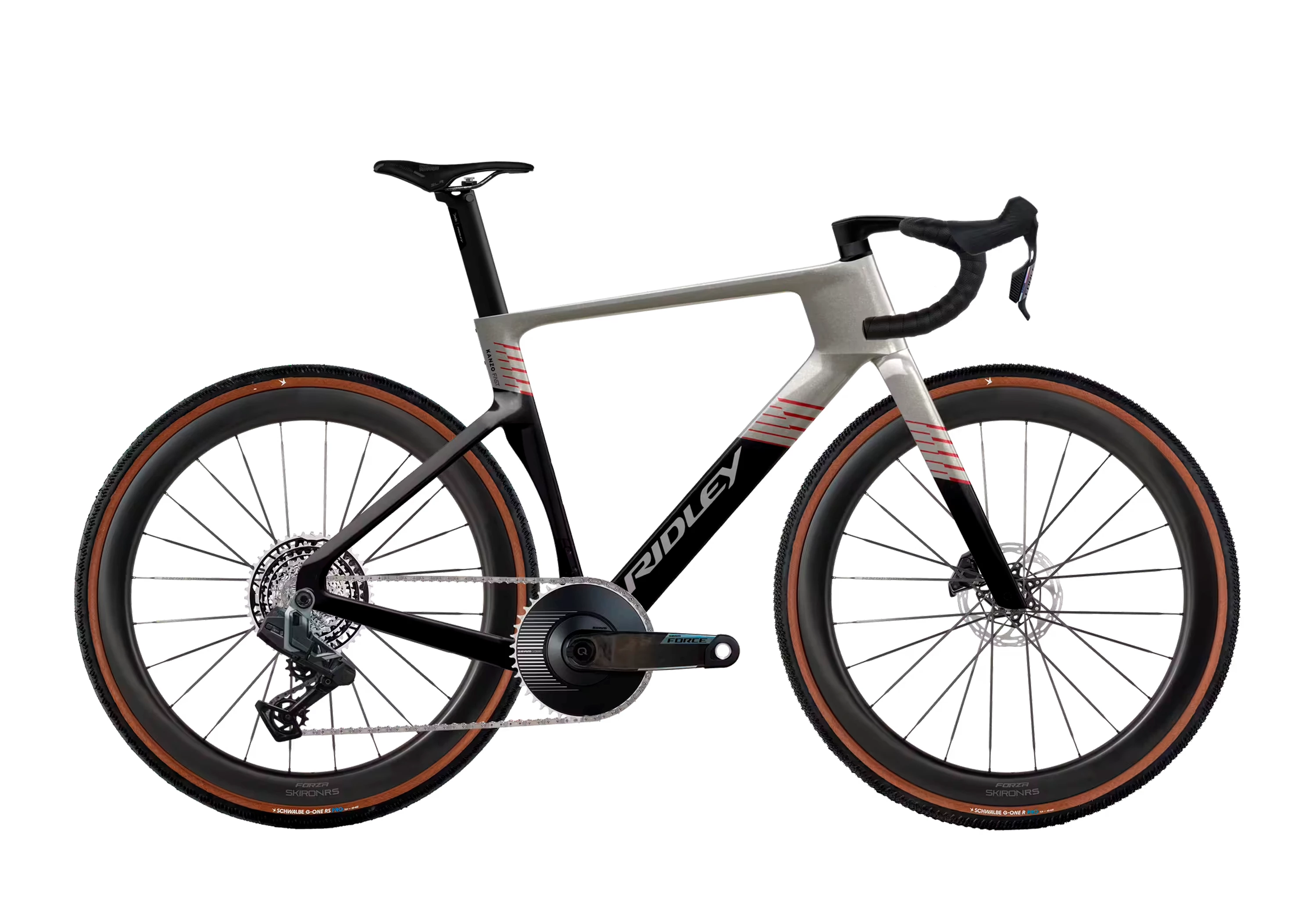 Ridley Black Kanzo Fast 2.0 SRAM Force XPLR
