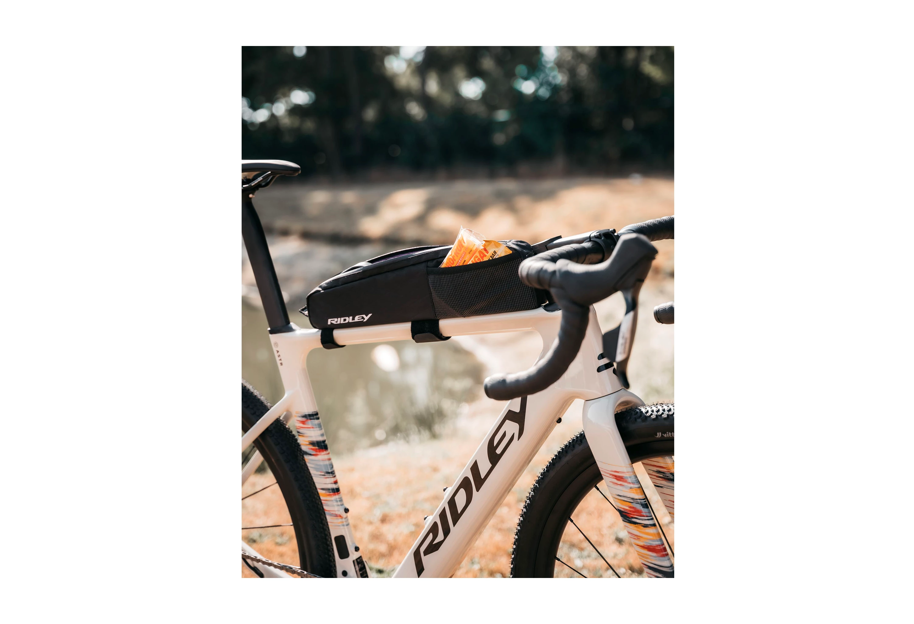 Ridley Sort Top tube pack cykeltaske - Lang