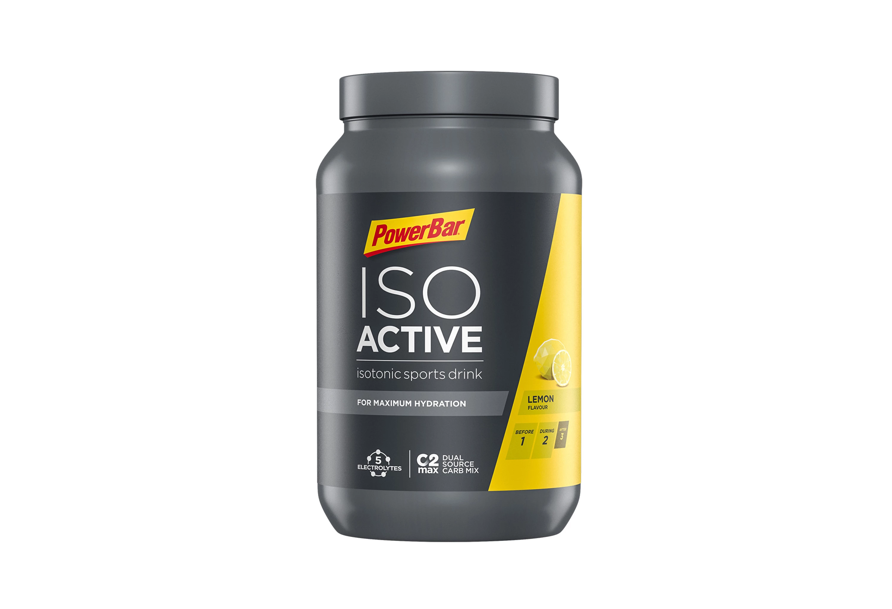 PowerBar IsoActive Sportsdrik - Citron (600 g)