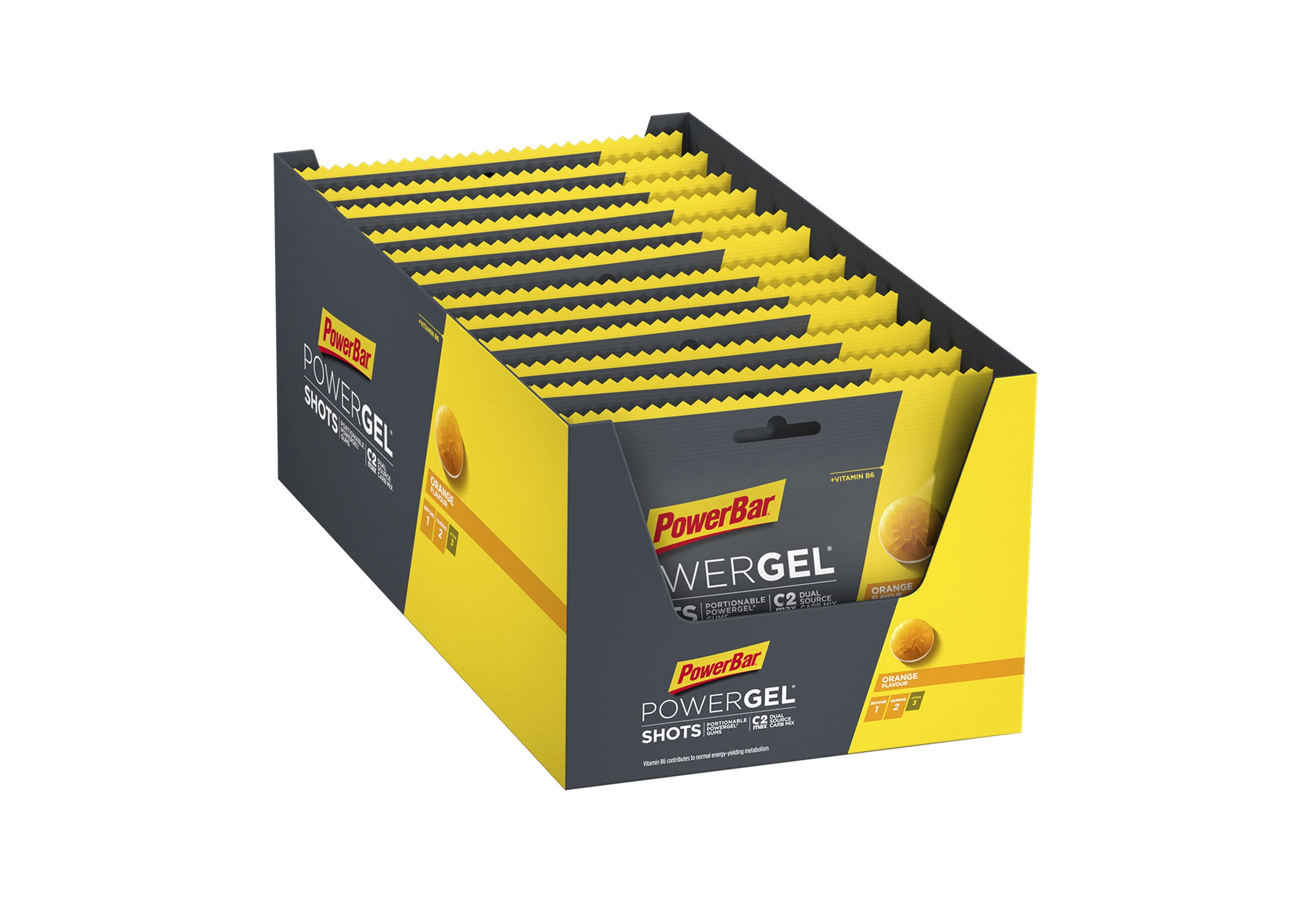 PowerBar PowerGel vingummi - Appelsin (24 poser)