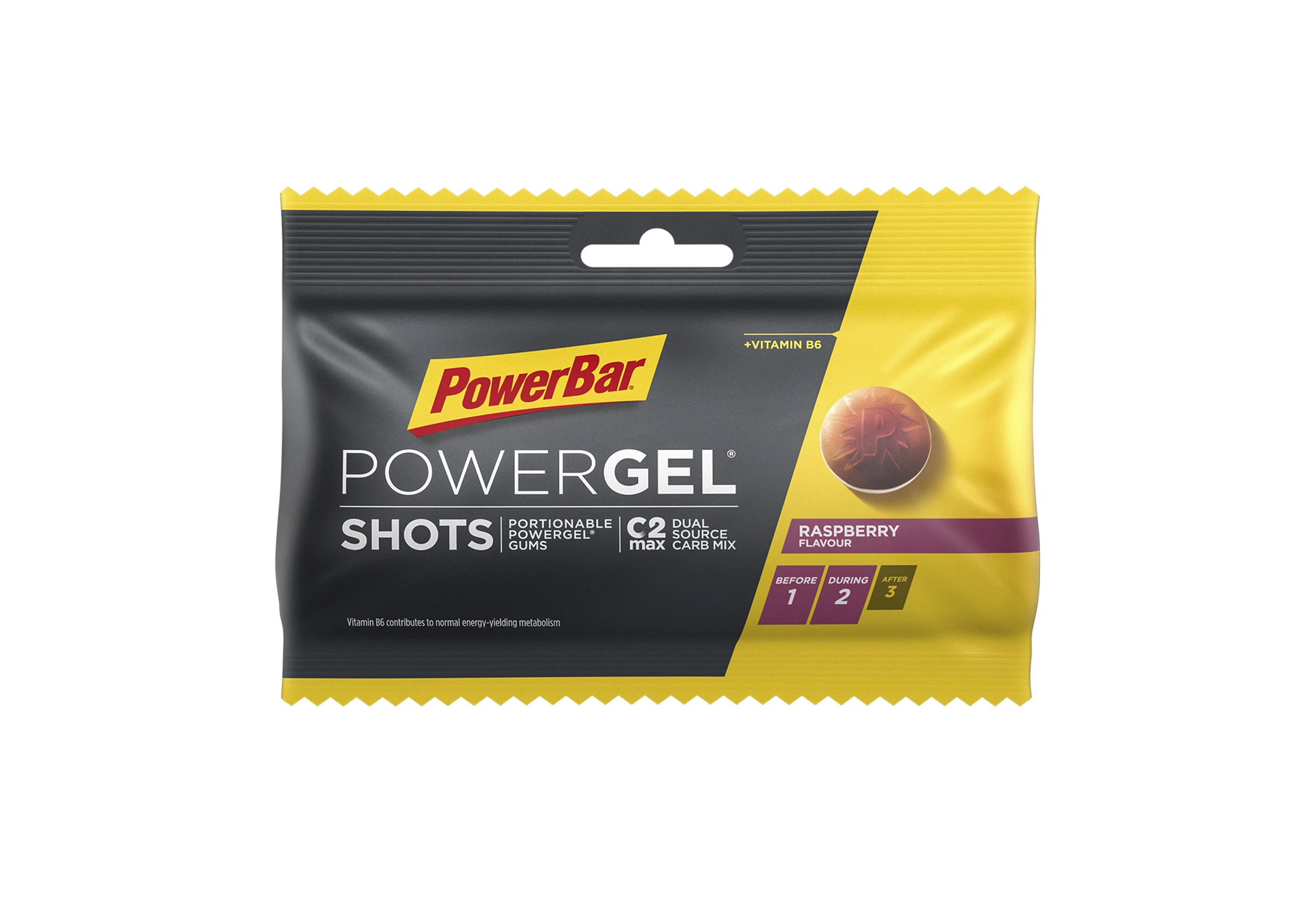 PowerGel vingummi - Hindbær (24 poser)