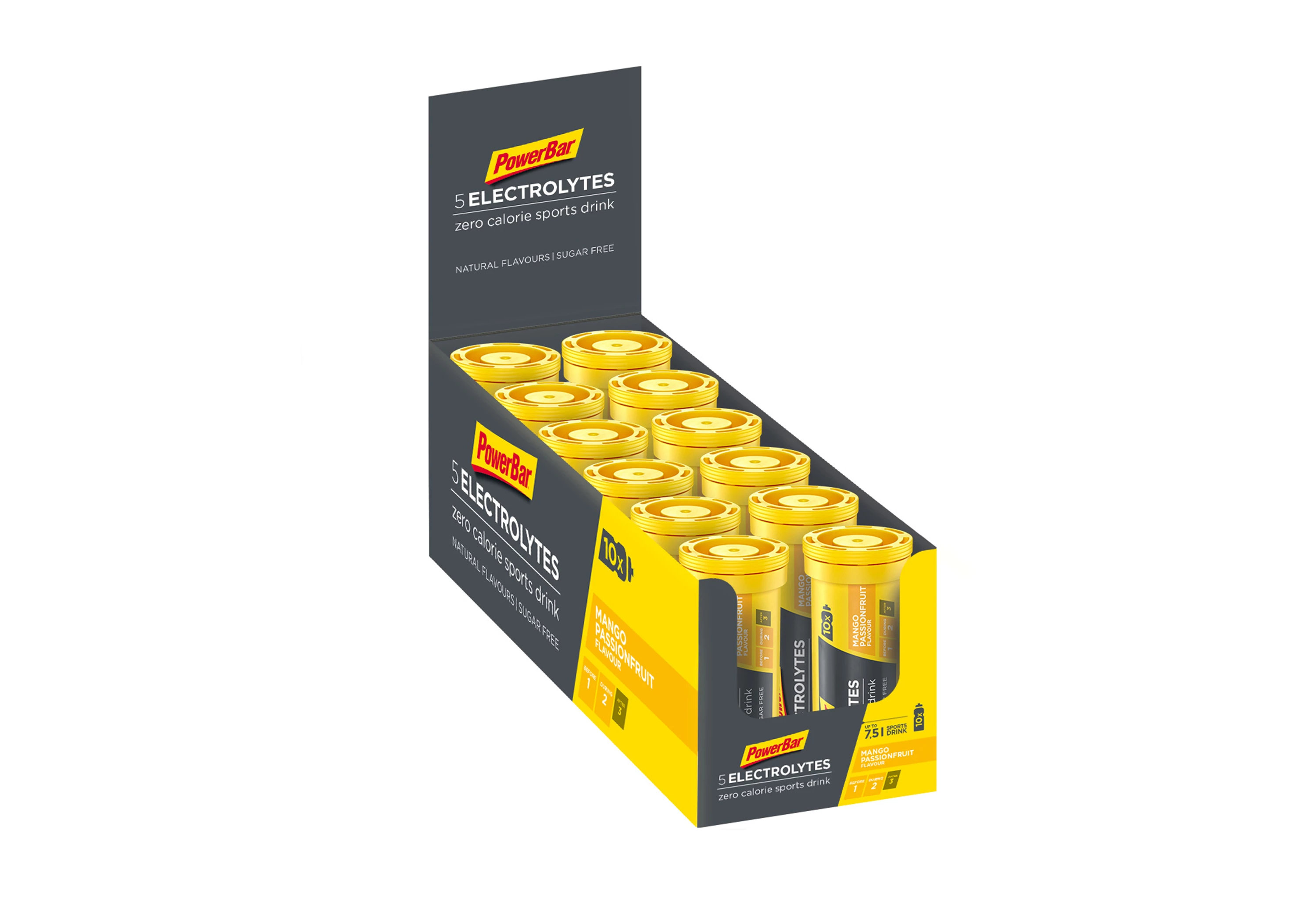 PowerBar 5Electrolytes Tabs - Mango og Passionsfrugt (12 rør)