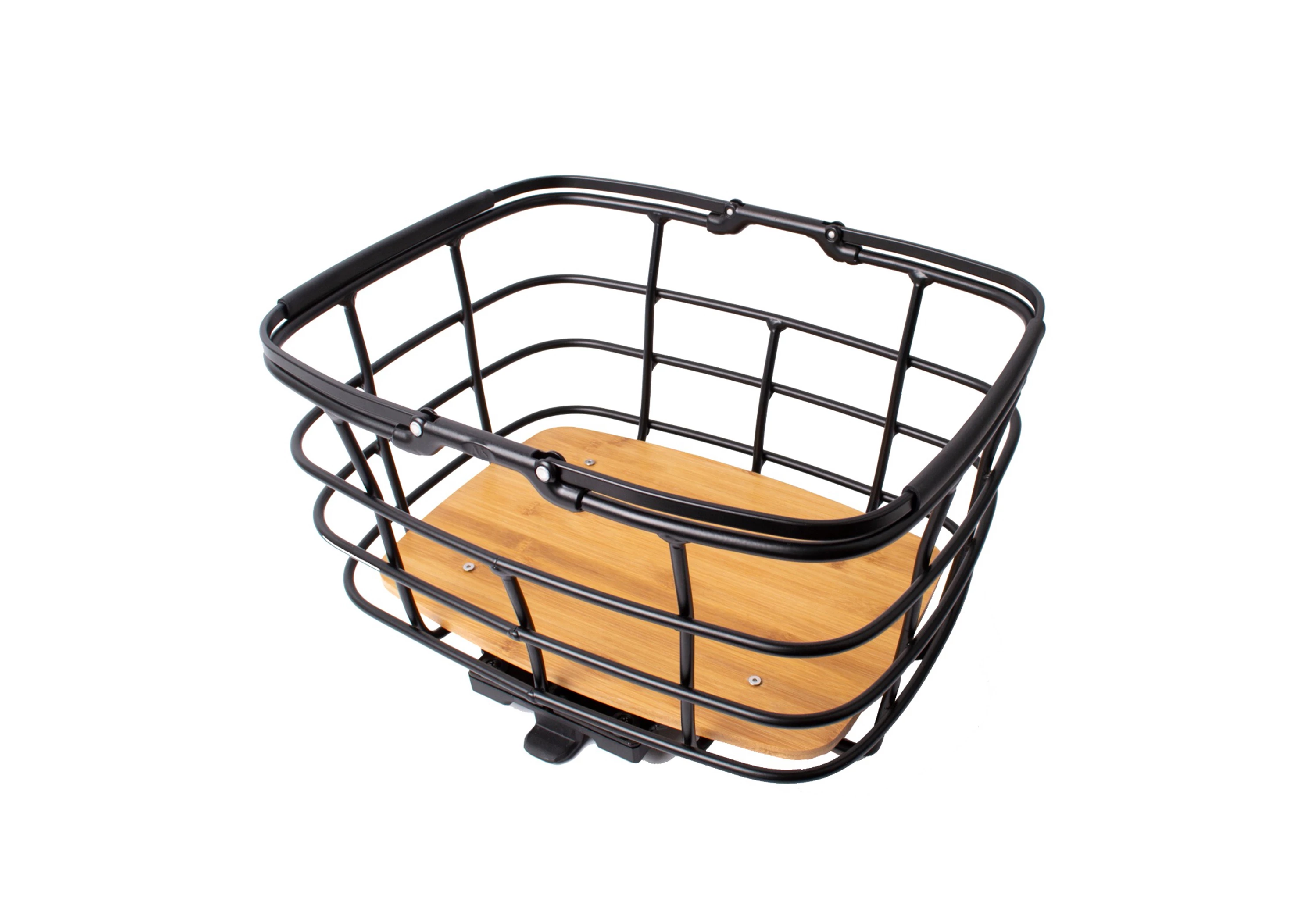 Atran Velo Sort Duo L cykelkurv m. AVS og bambus bund
