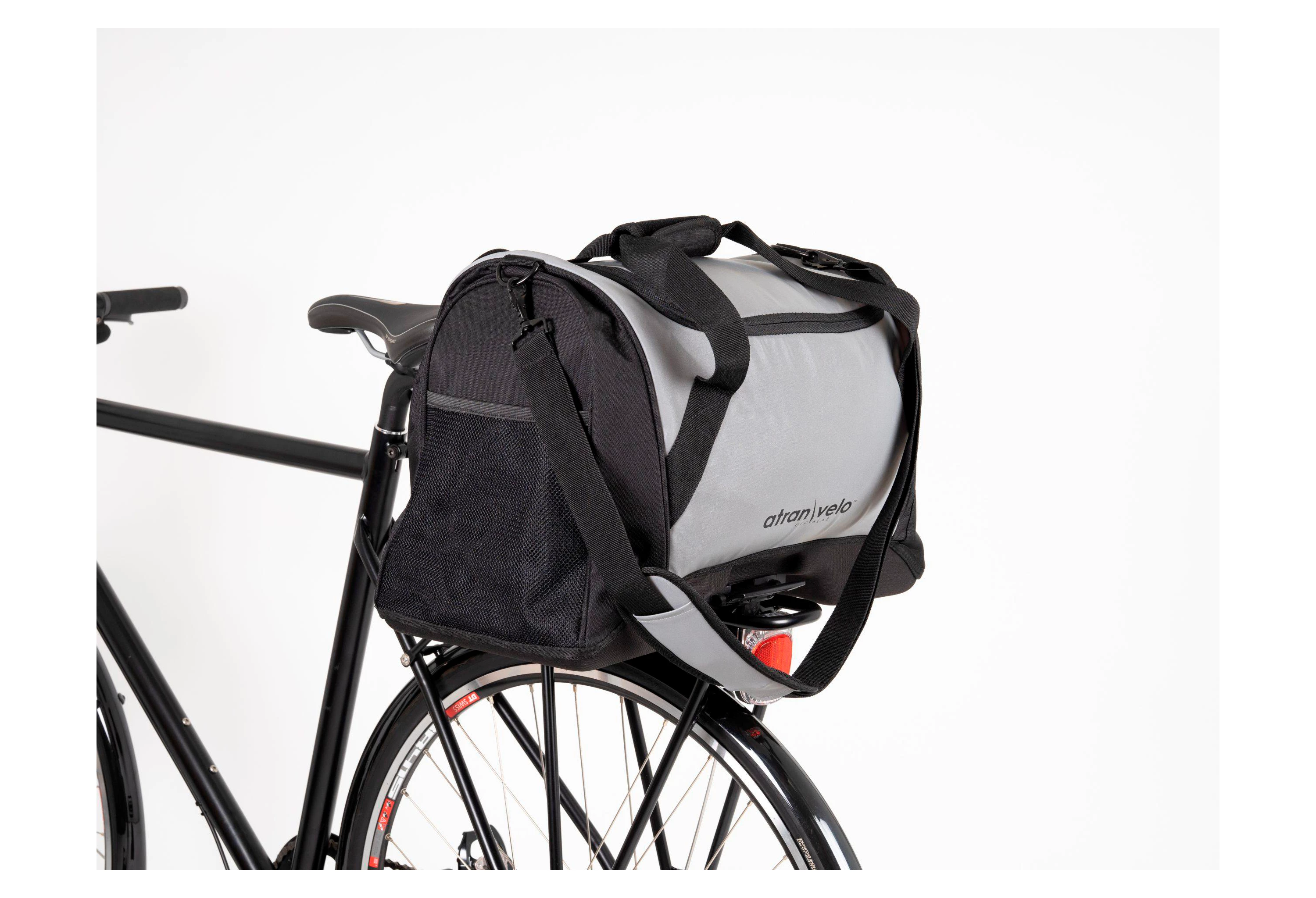 Atran Velo Grå Pulse duffel bag sportstaske med AVS