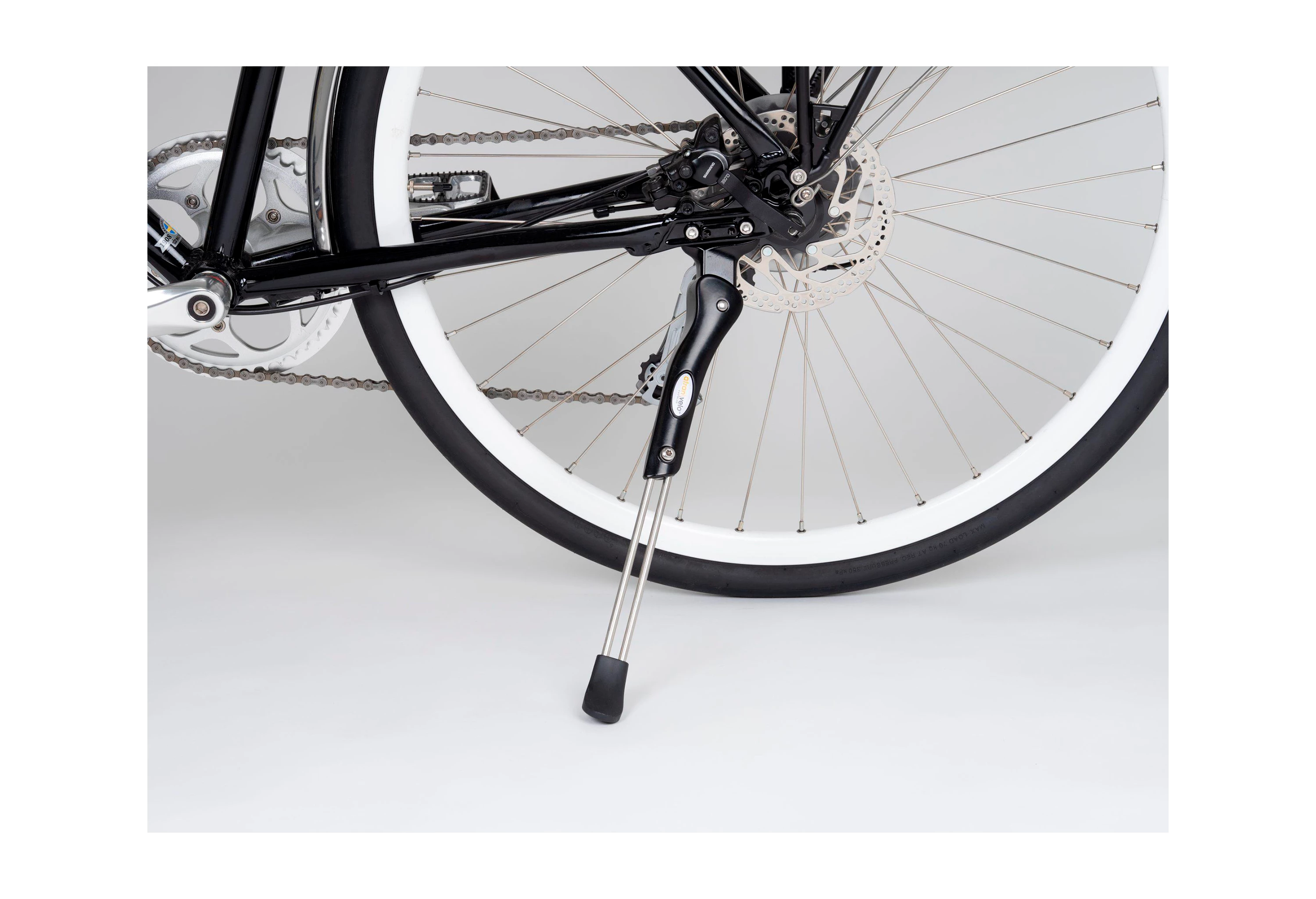 Atran Velo Sort Stylo justerbart støtteben til bagstag