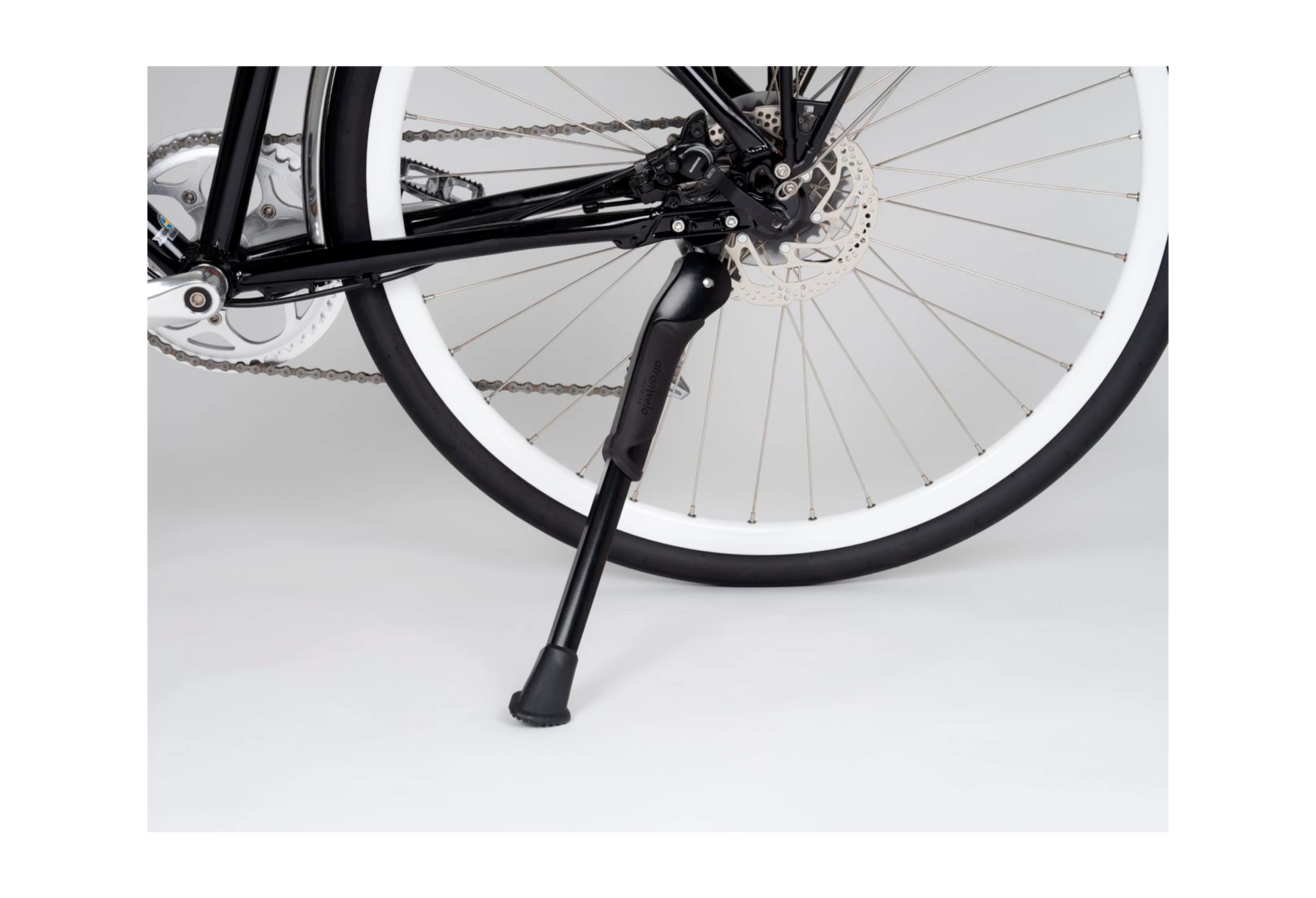 Atran Velo Sort Rex justerbart støtteben til bagstag HV 24"-28"
