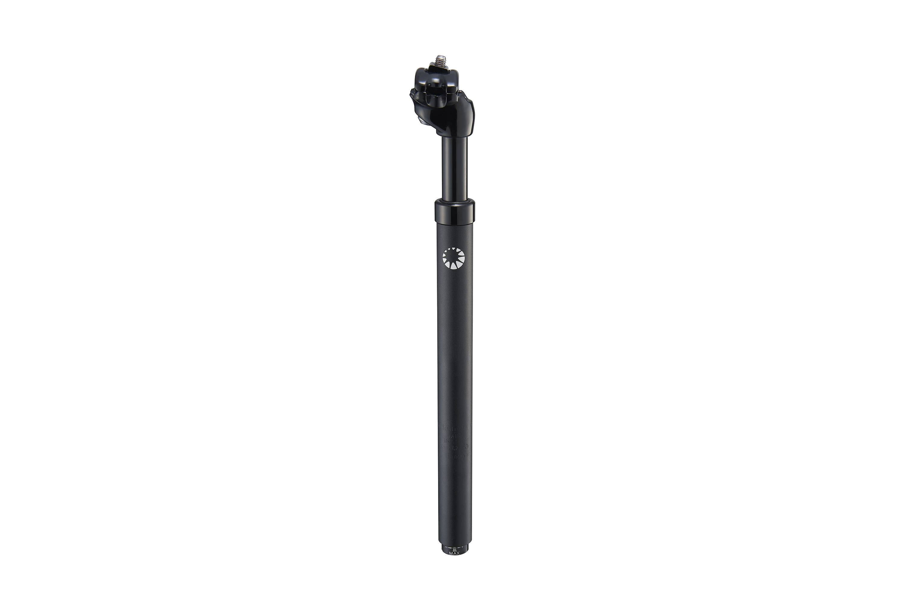 Bike Attitude Sort Sadelpind med affjedring 27,2 x 350 mm