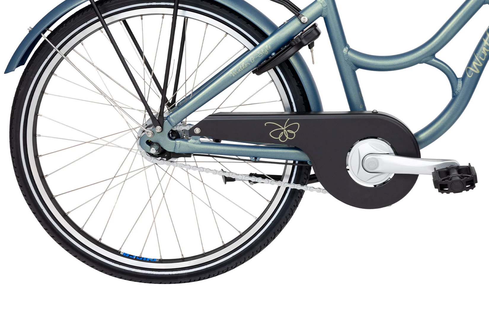 Winther Petroleumsblå G-Style 24"