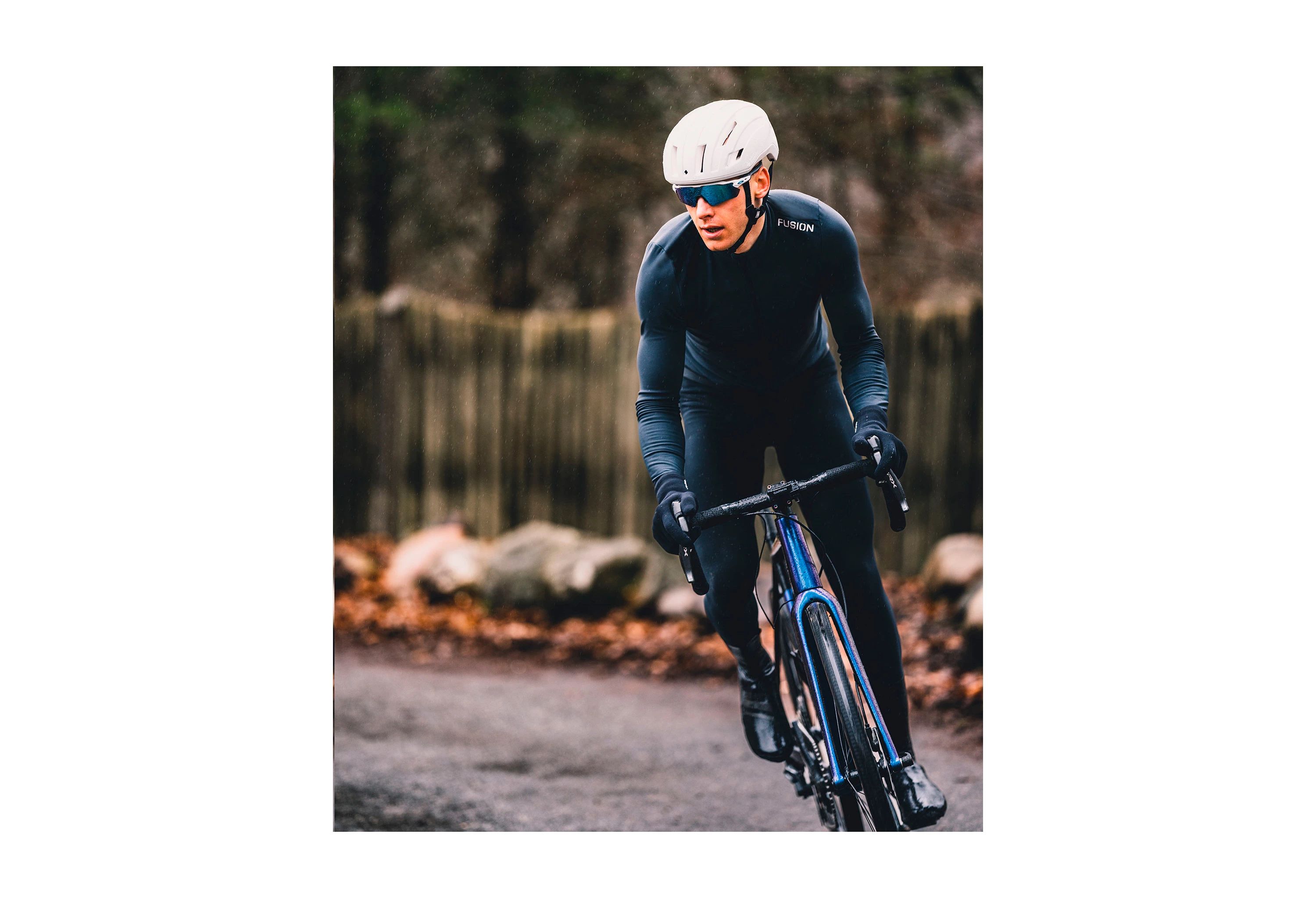 FUSION Grå Mens Thermal Cycling Jersey