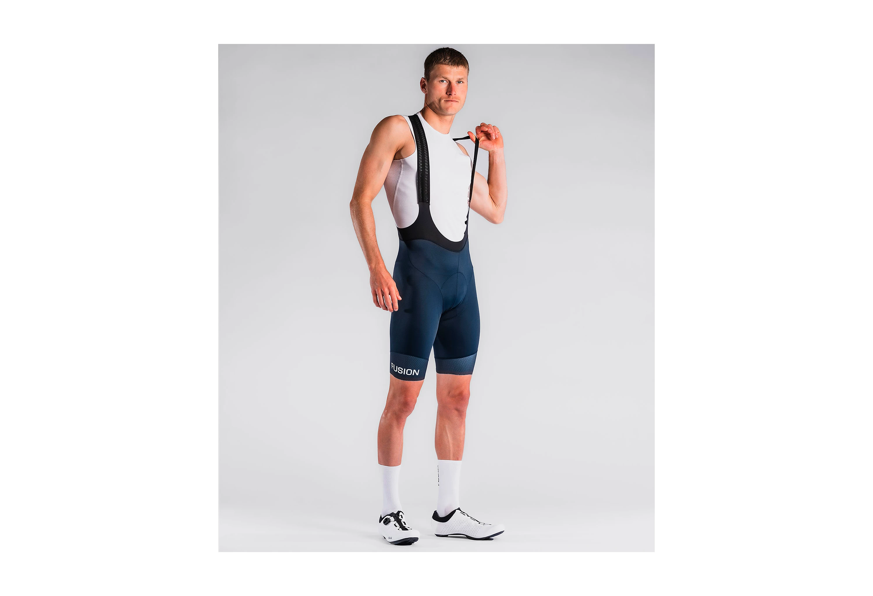 FUSION Night Blue Mens TEMPO! Bib Shorts