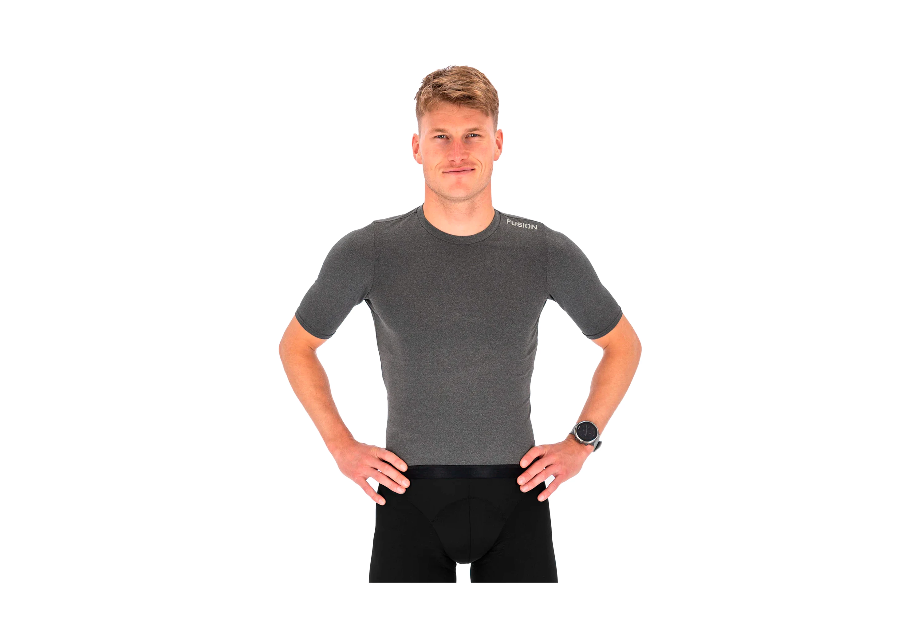 FUSION Grå Cycling Training Jersey