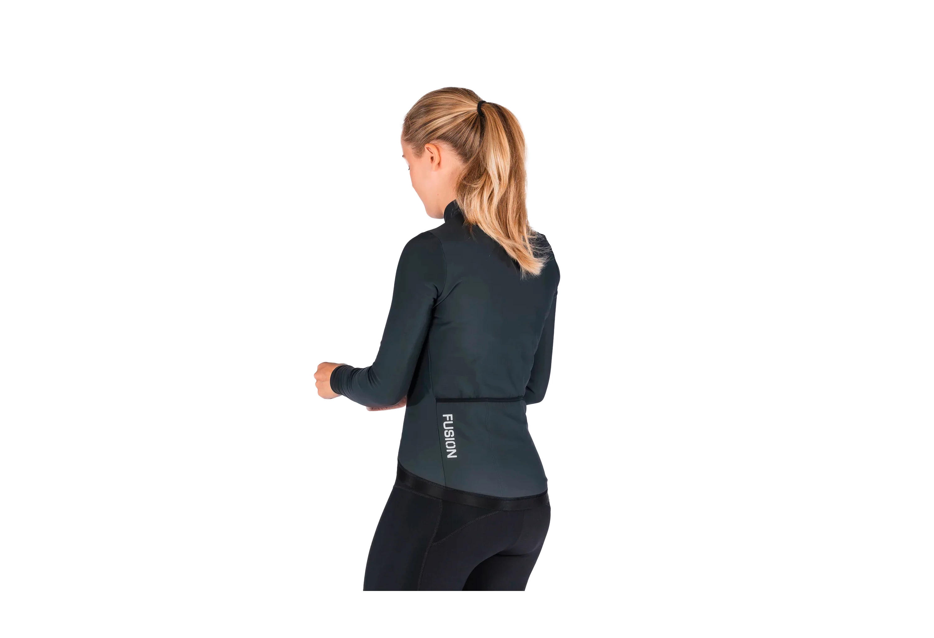 FUSION Grå Womens Thermal Cycling Jersey