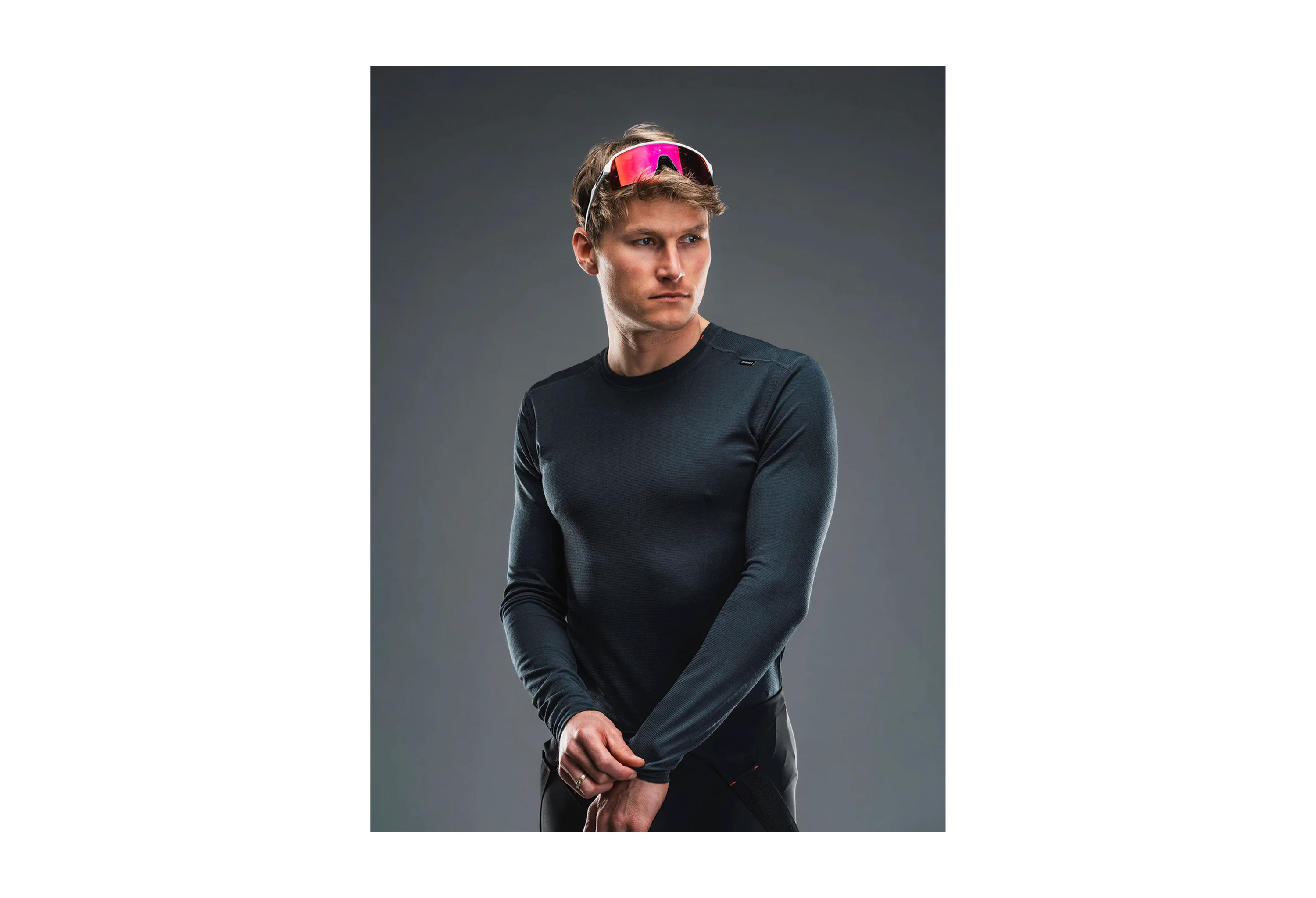 FUSION Dark Grey Technical Merino 150 Baselayer LS