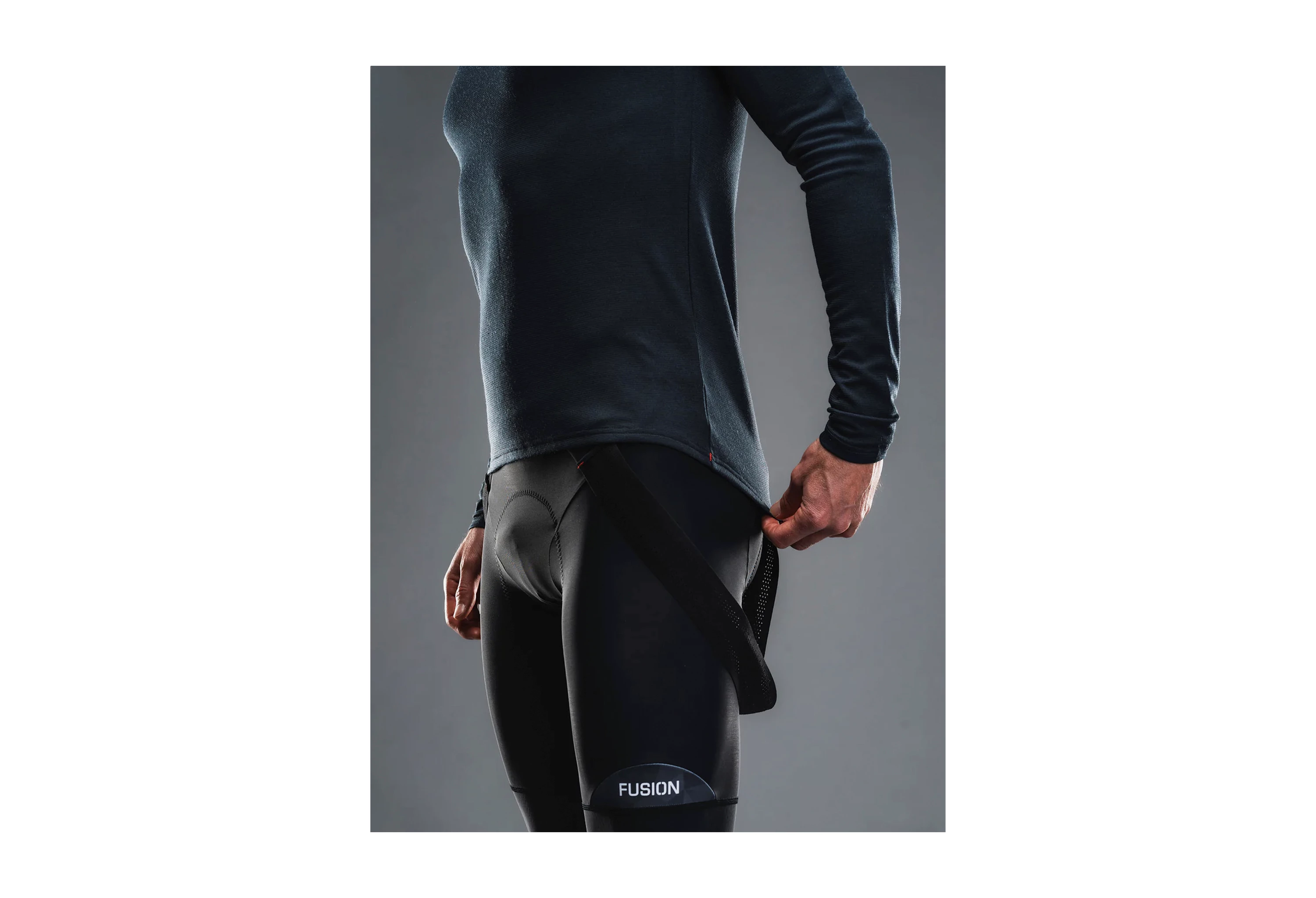 FUSION Dark Grey Technical Merino 150 Baselayer LS
