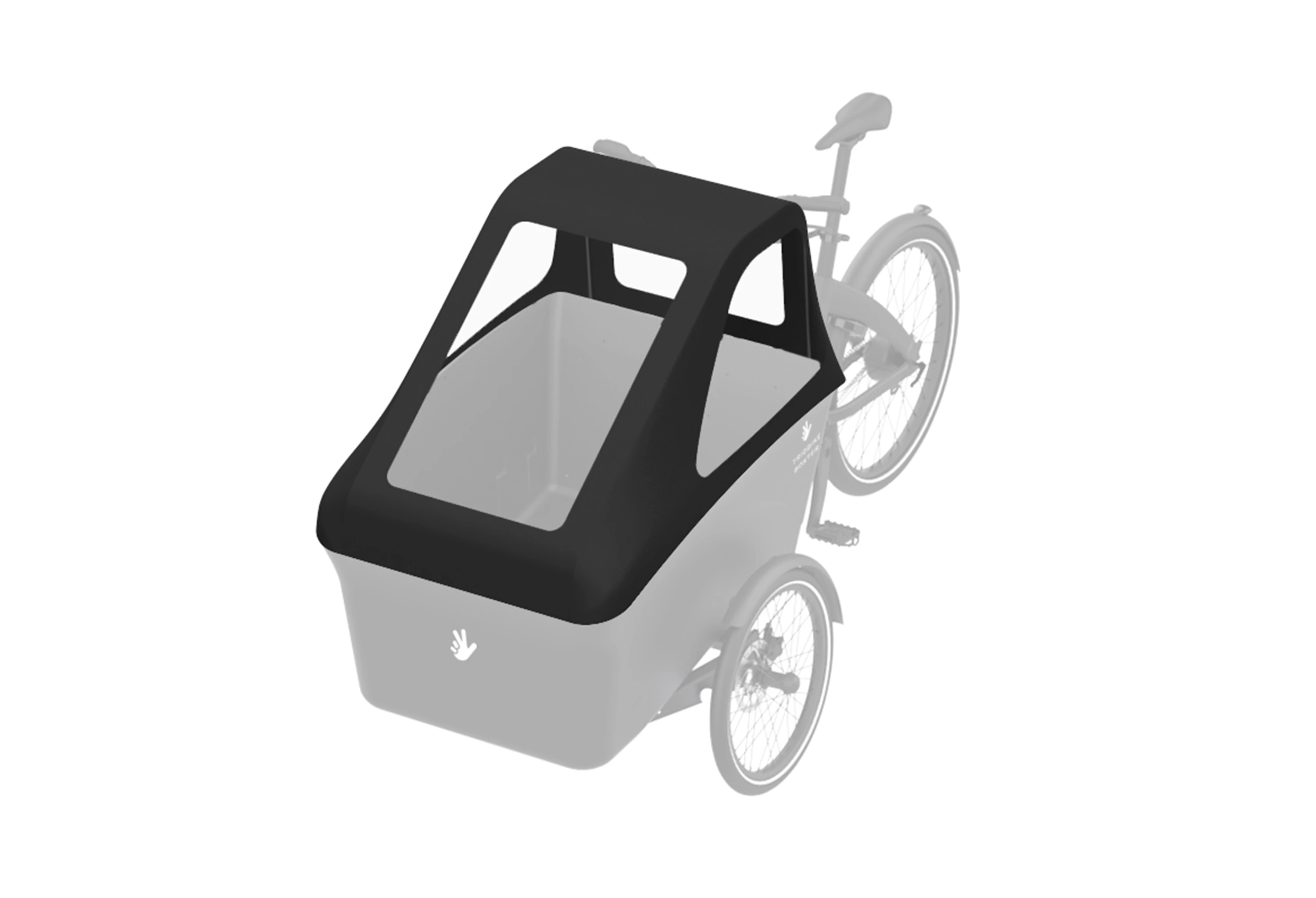 Triobike Sort Boxter Hood 2 Kids