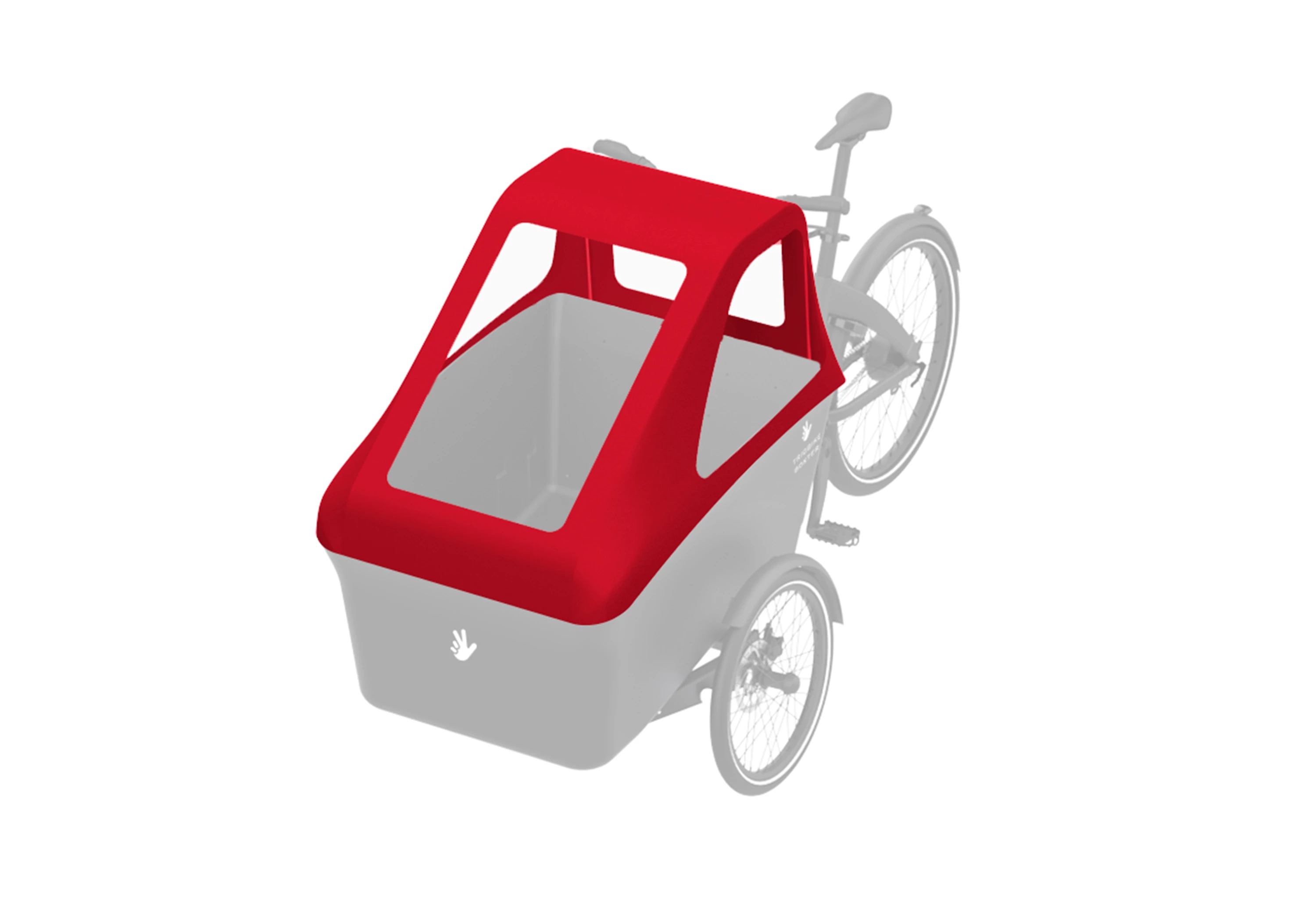 Triobike Rød Boxter Hood 2 Kids