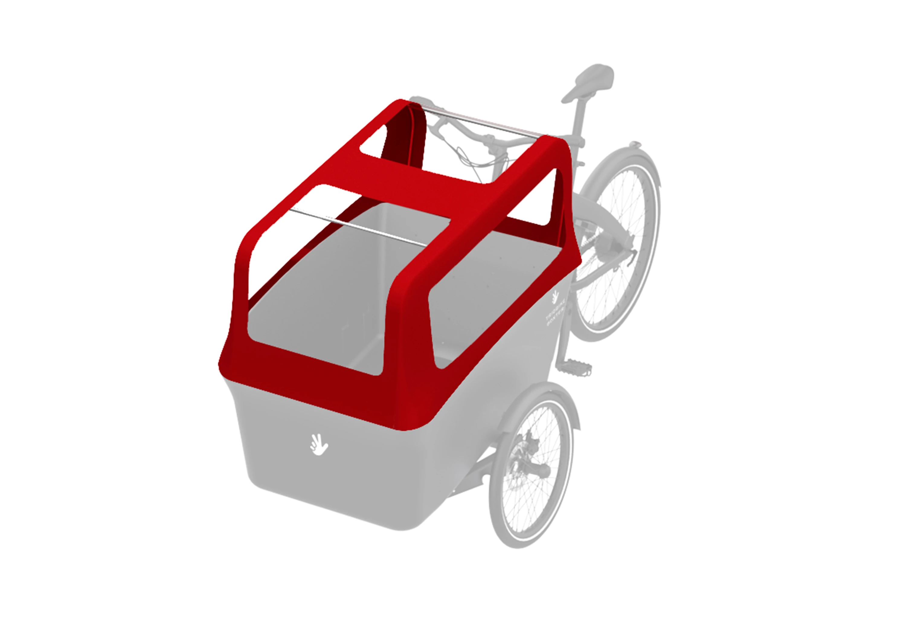 Triobike Rød Boxter Hood 4 Kids