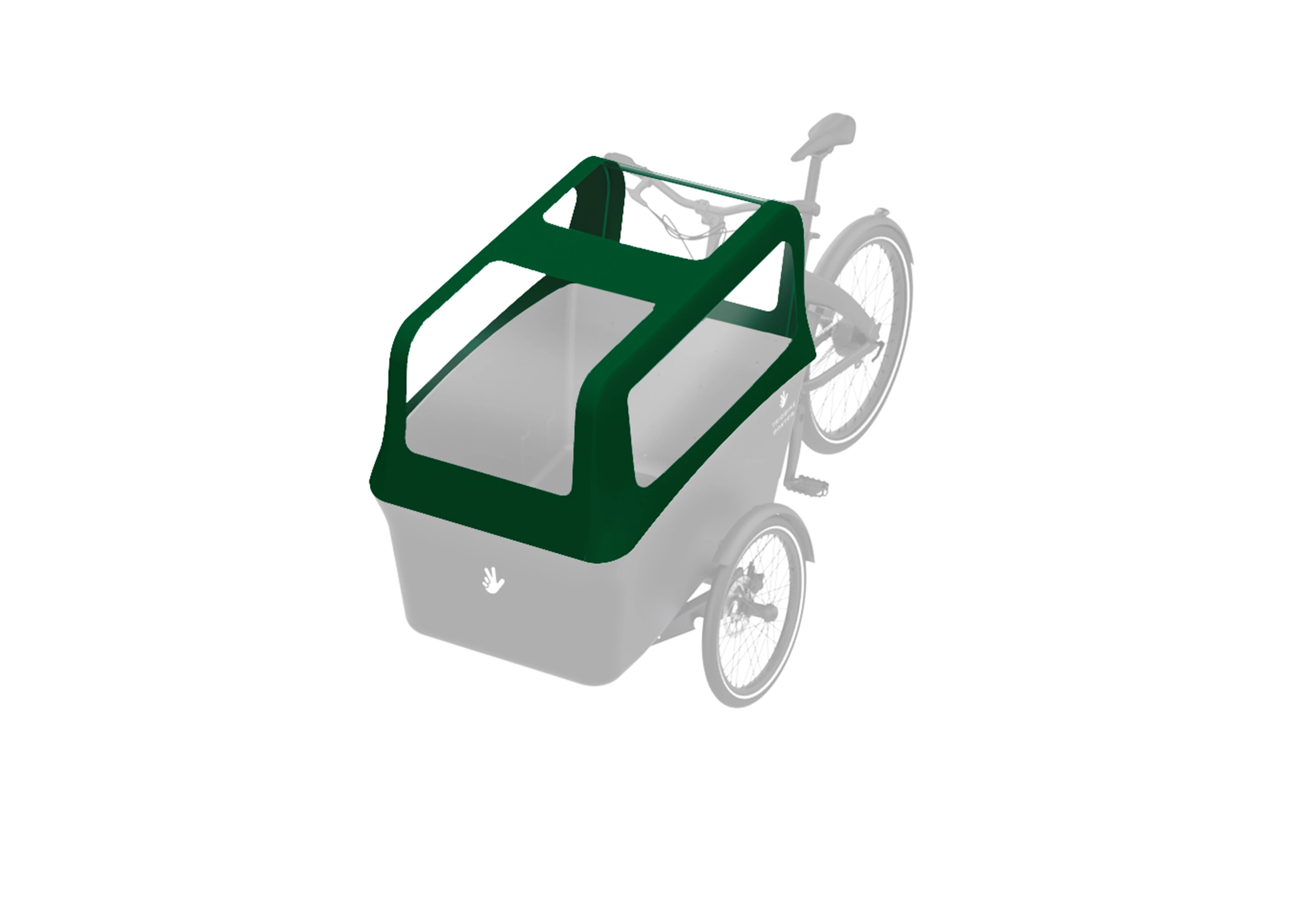 Triobike Forest Green Boxter Hood 4 Kids