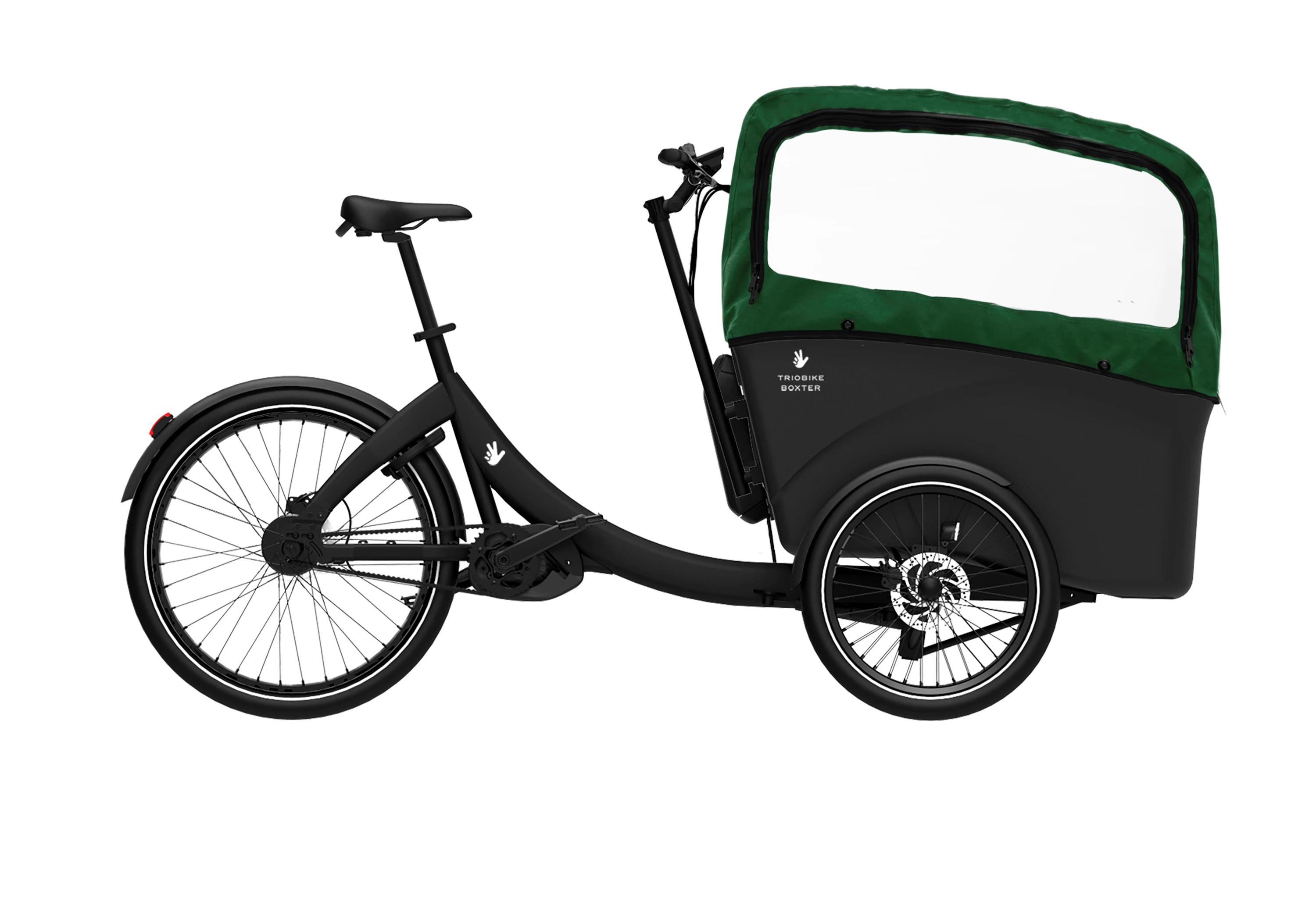 Triobike Forest Green Boxter Hood 4 Kids