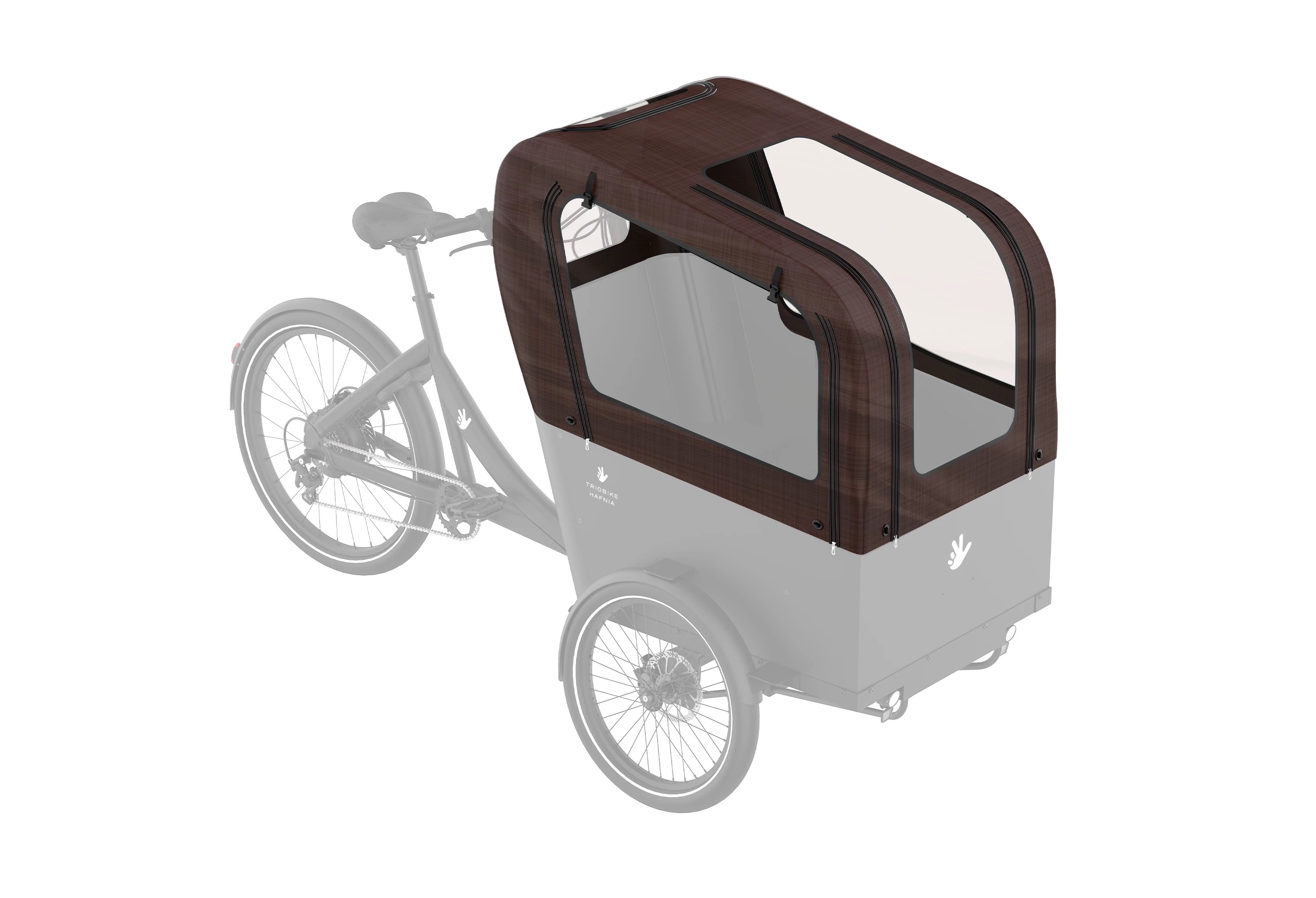 Triobike Chocolate Brown Hafnia Hood