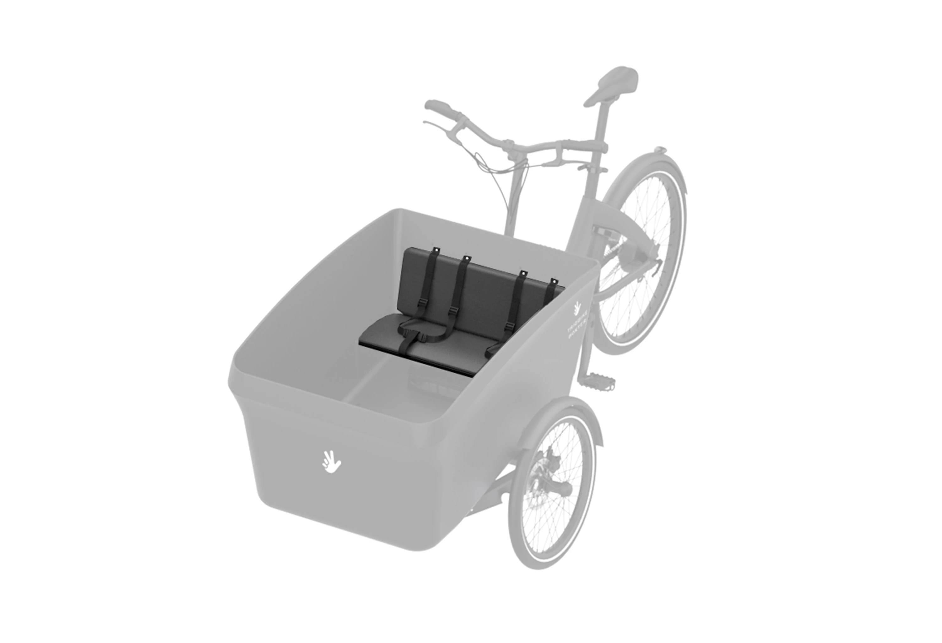 Triobike Grå Boxter Seat 2 Kids