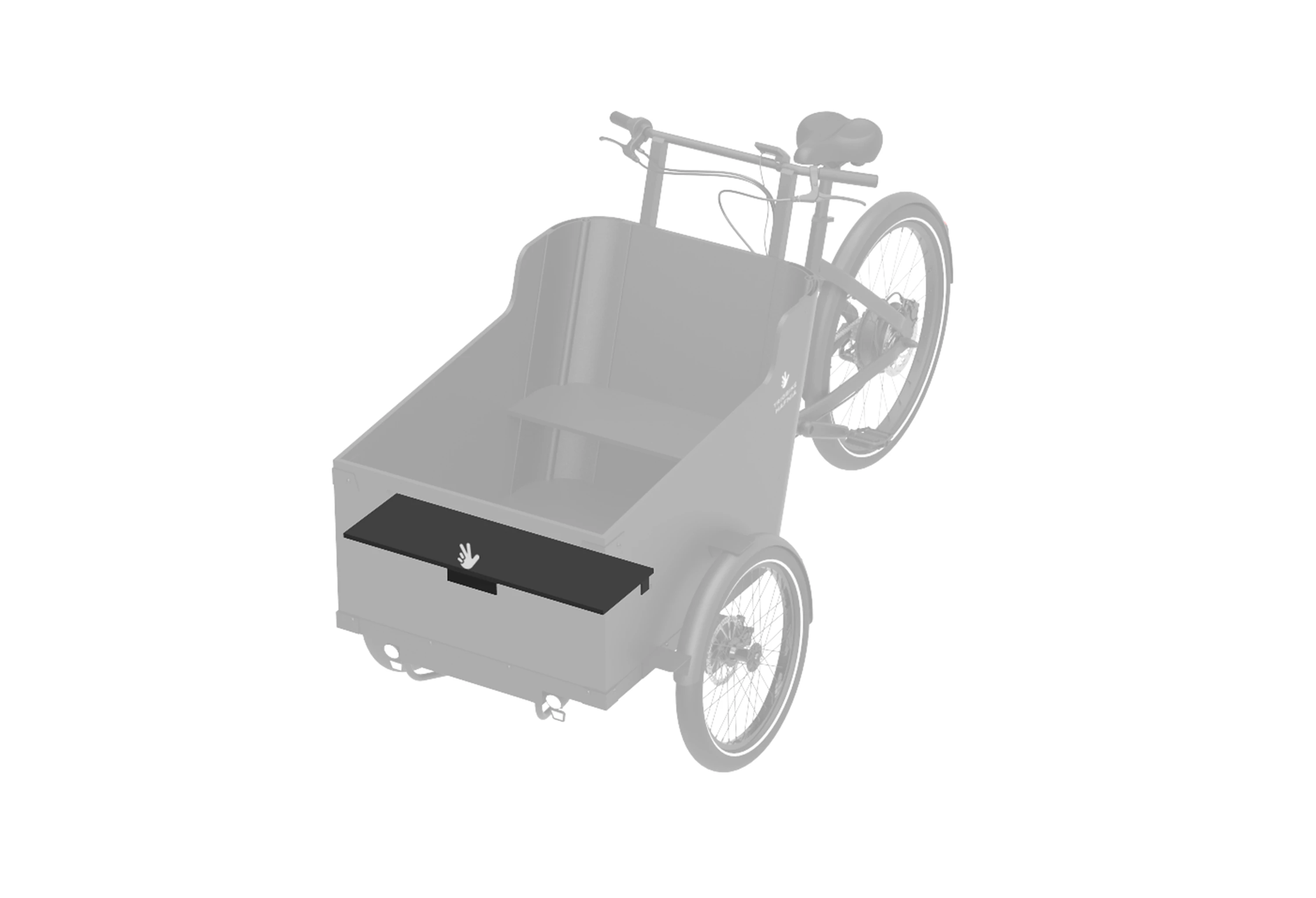 Triobike Sort Hafnia Front Seat
