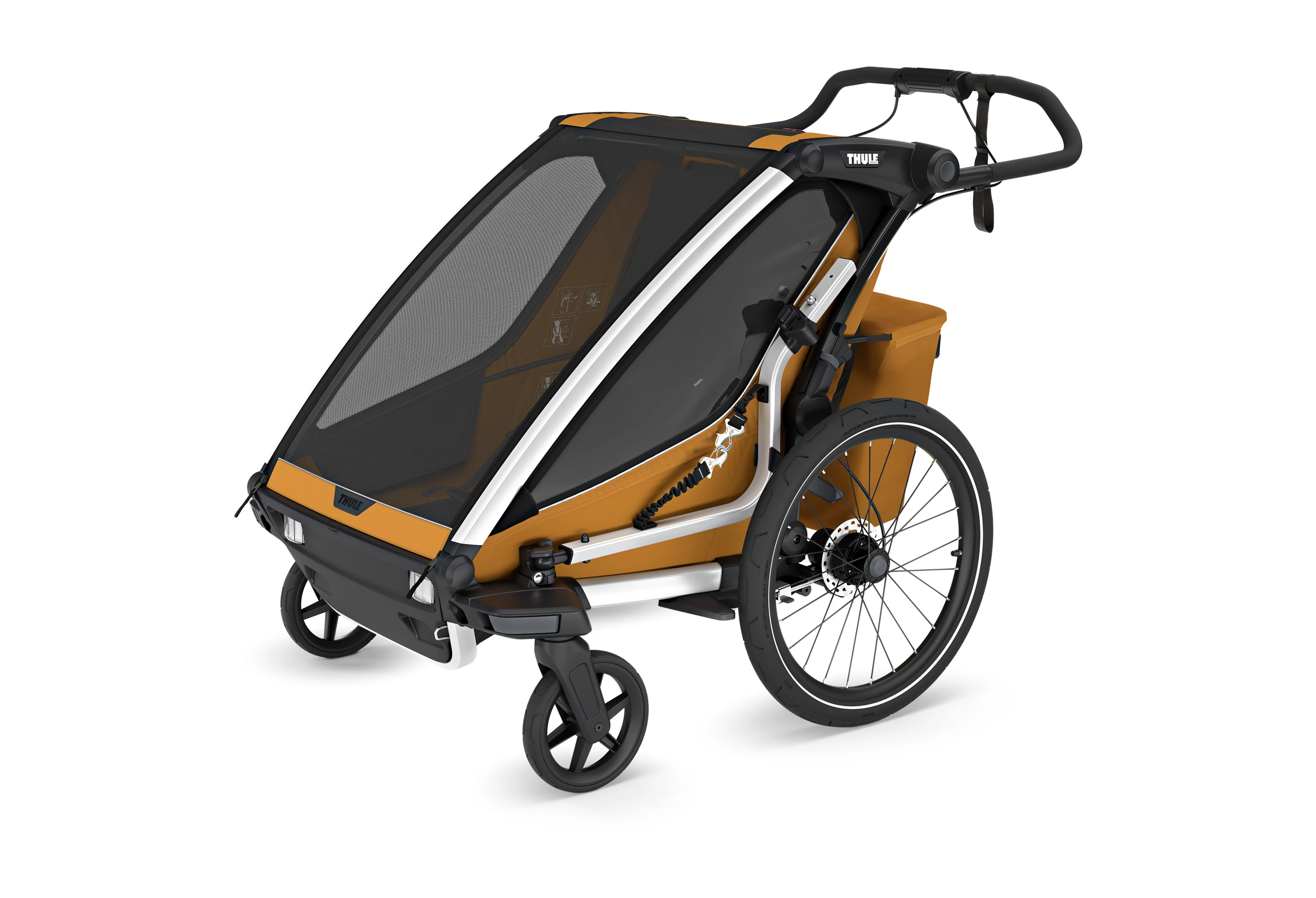 Thule Natural Gold Chariot Sport Double cykeltrailer