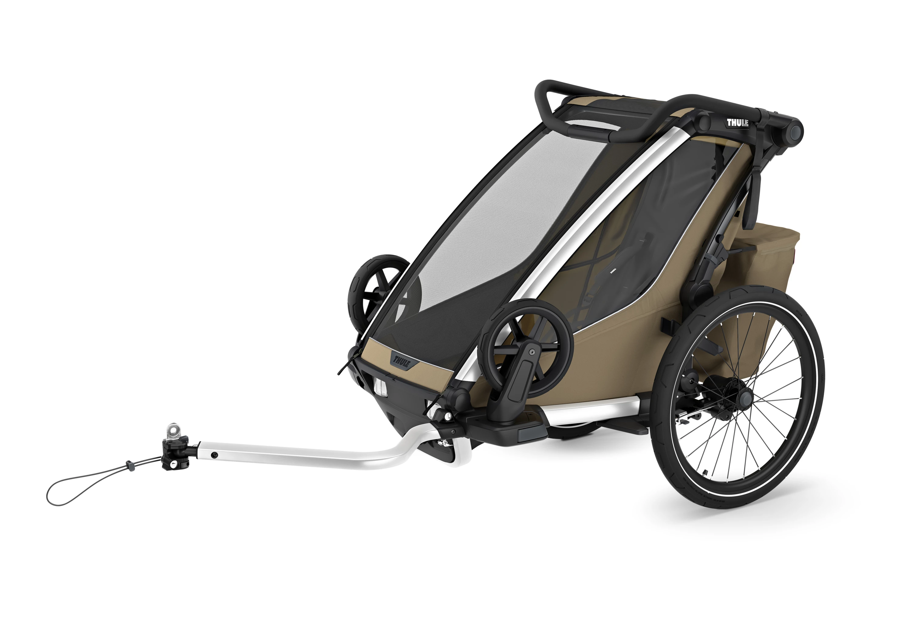 Thule Faded Khaki Chariot Cross 2 Single cykeltrailer