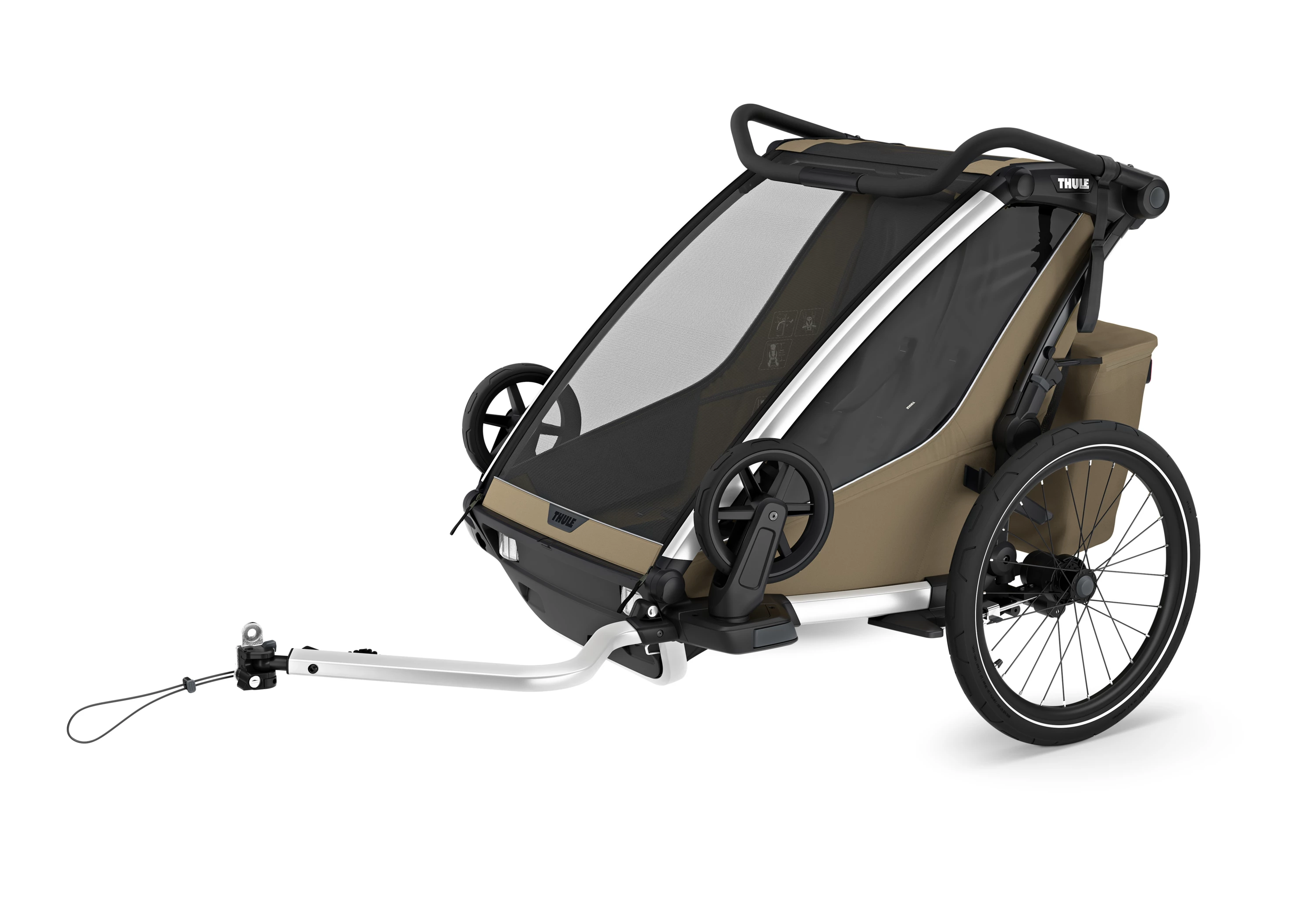 Thule Faded Khaki Chariot Cross Double cykeltrailer