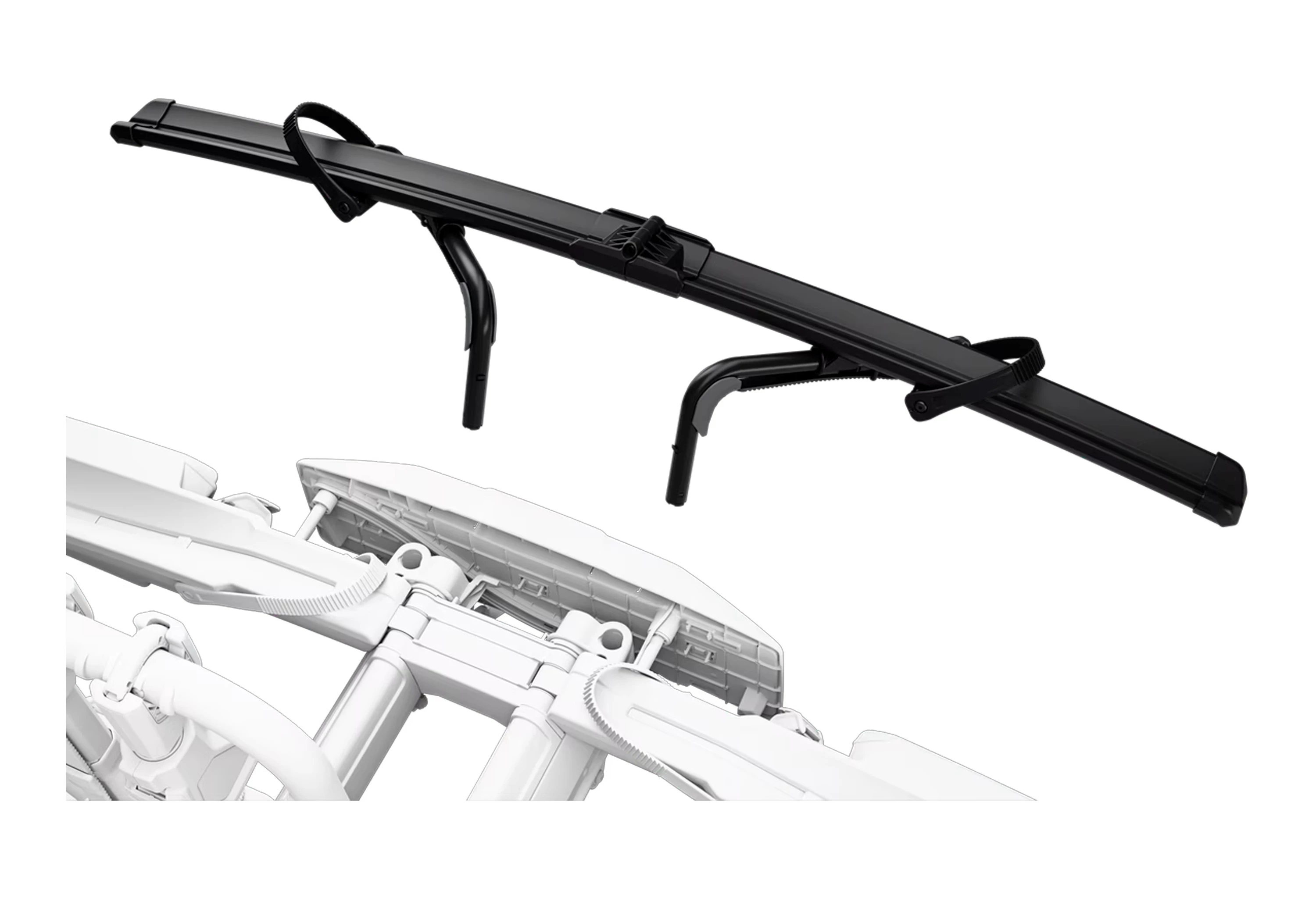 Thule Sort EasyFold 3 udvidelsesadapter til ekstra cykel