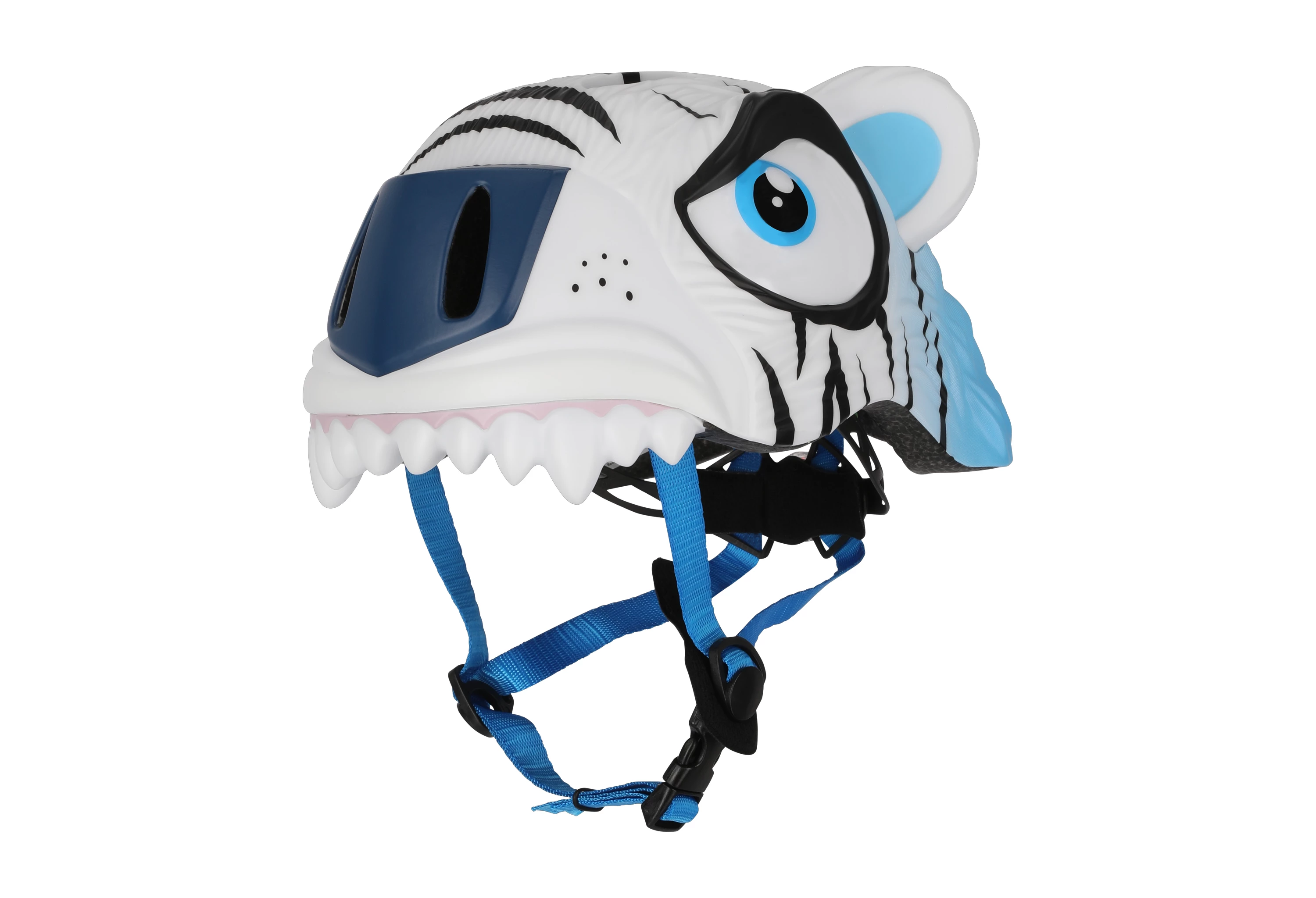 Crazy Safety Hvid Tiger cykelhjelm