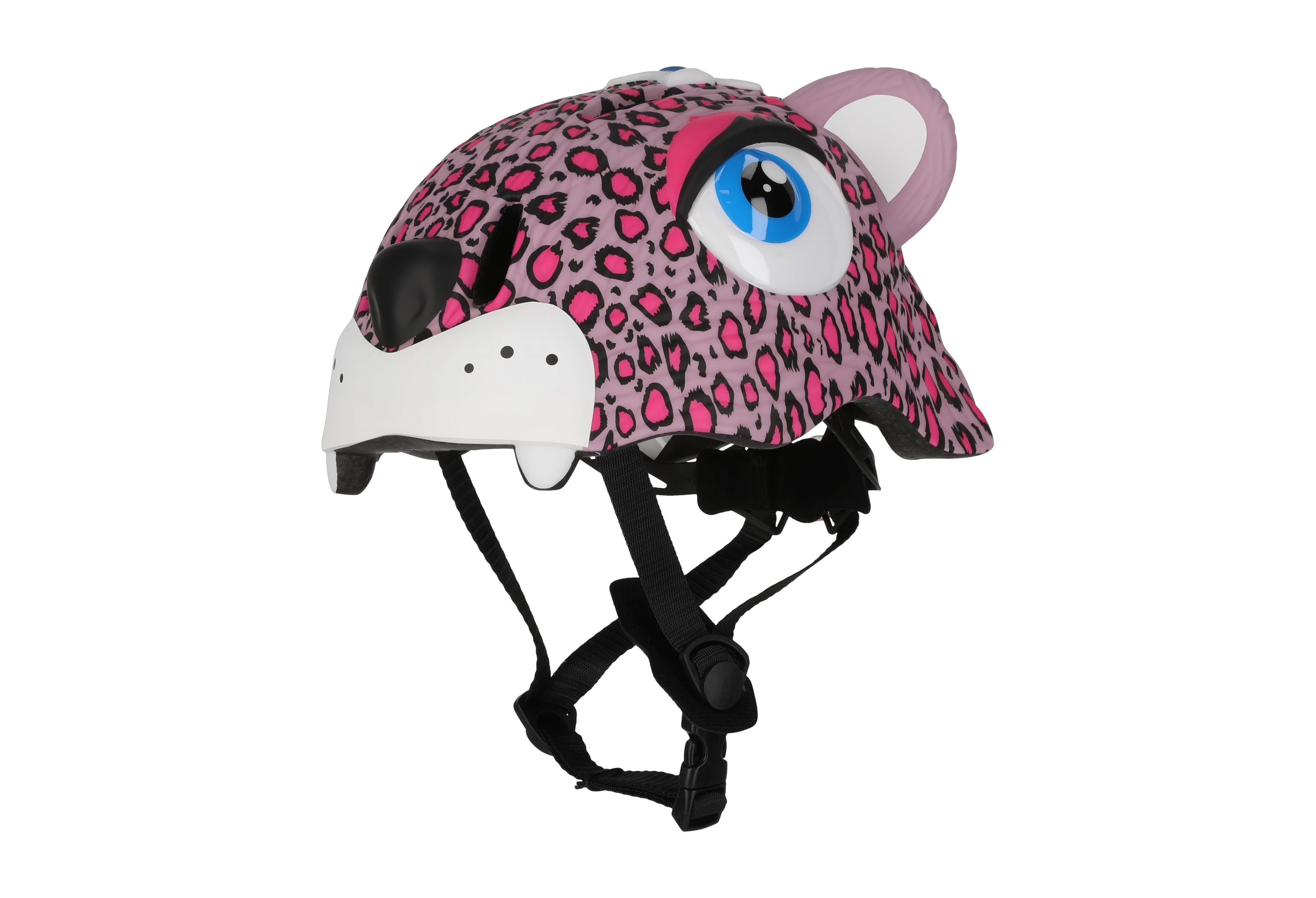 Crazy Safety Pink Leopard cykelhjelm